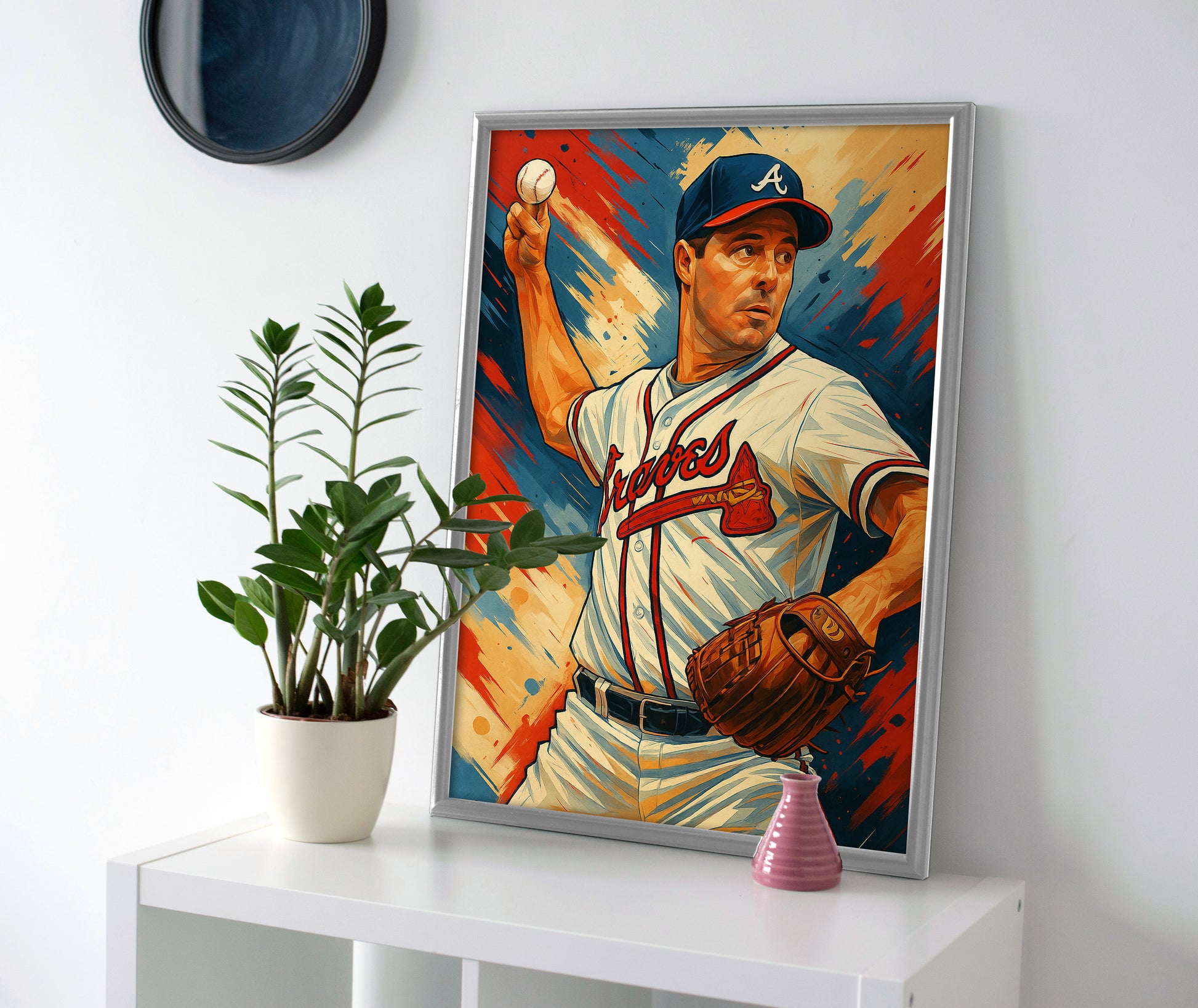 Greg Maddux poster canvas painting wall art print decor