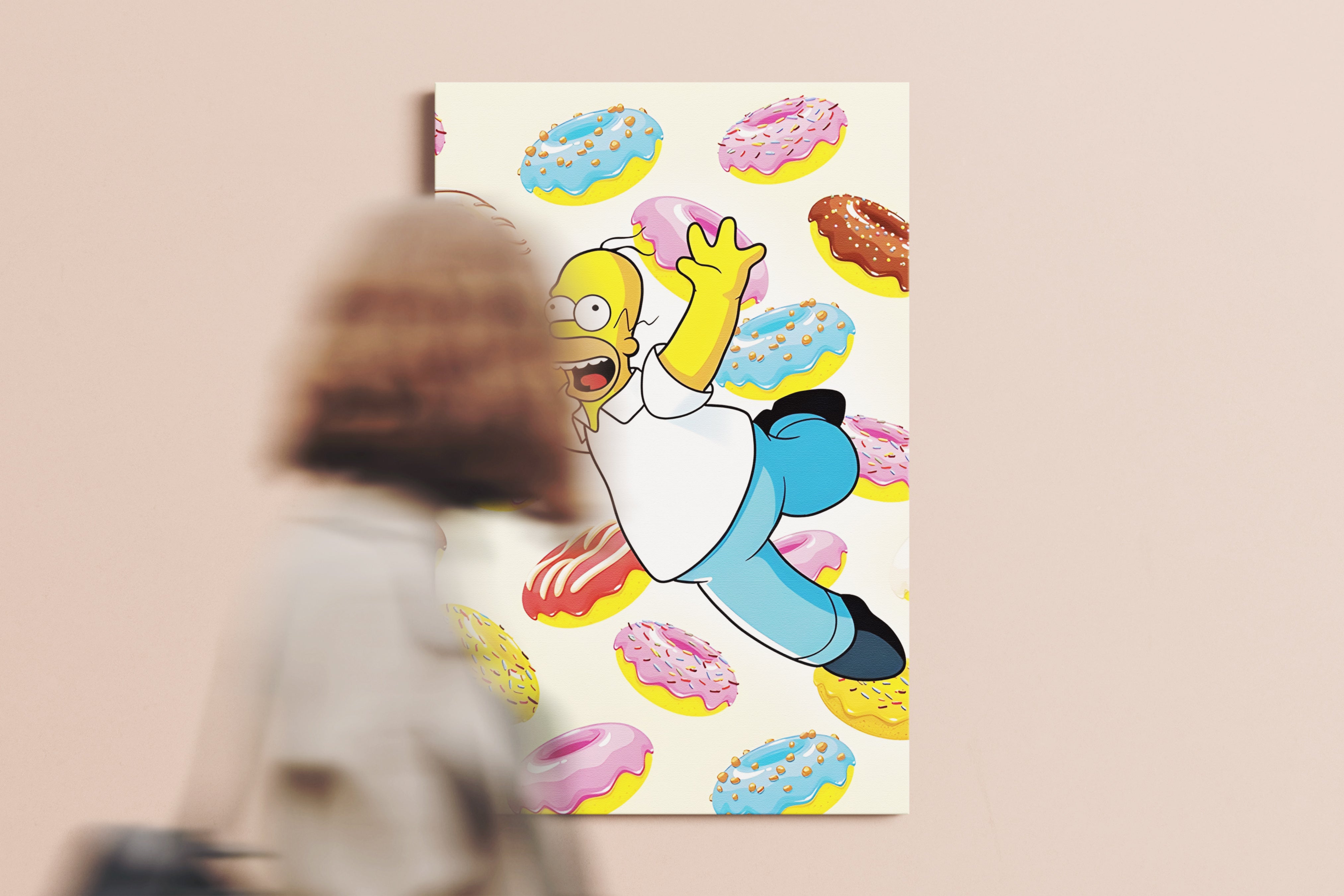 Homer Simpson Poster or Canvas Wall Art print