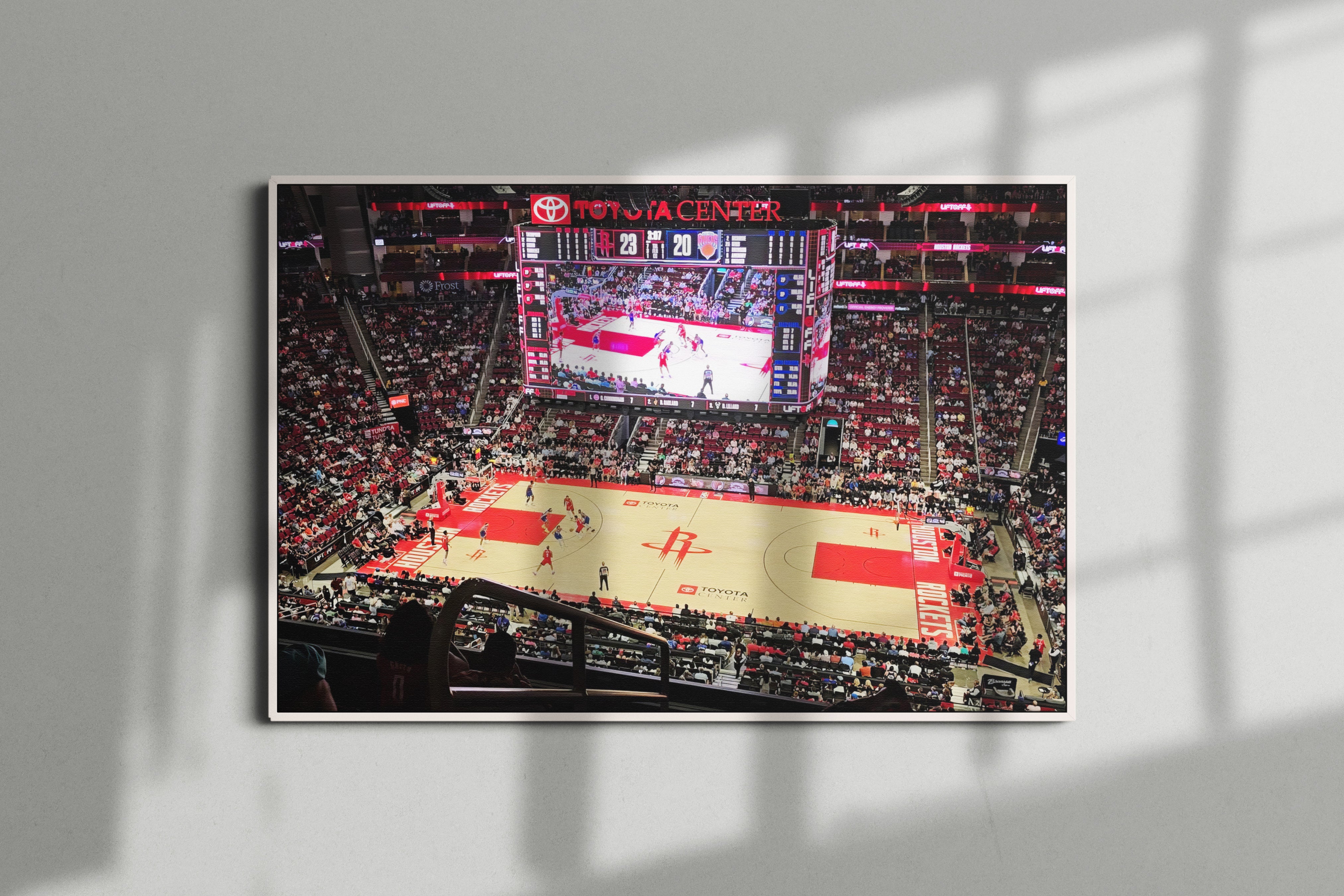 Houston Rockets Arena Poster or Canvas Wall Art print