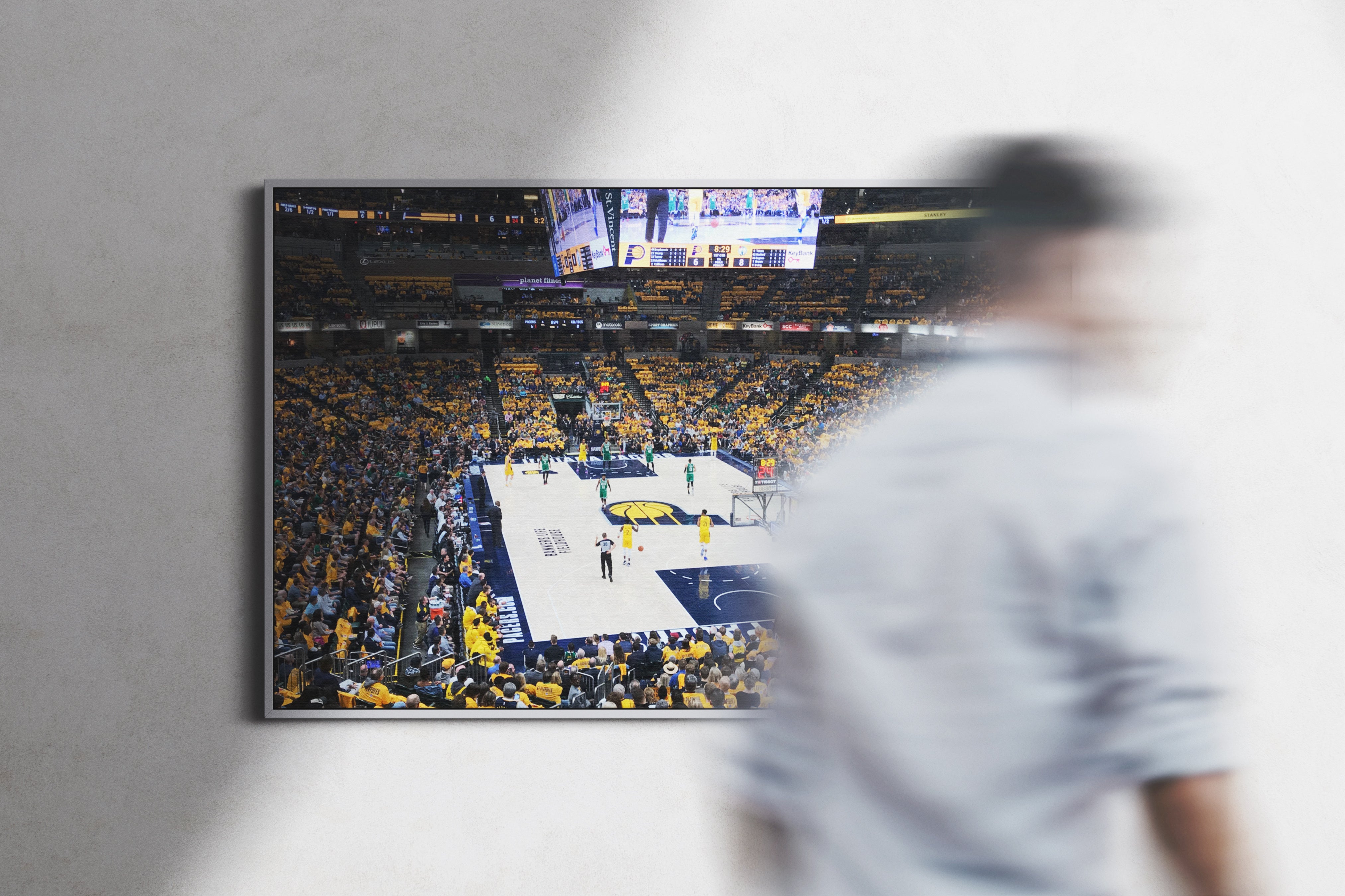Indiana Pacers Arena Poster or Canvas Wall Art print decor