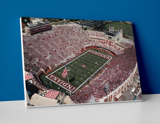 Indiana football stadium poster canvas wall art