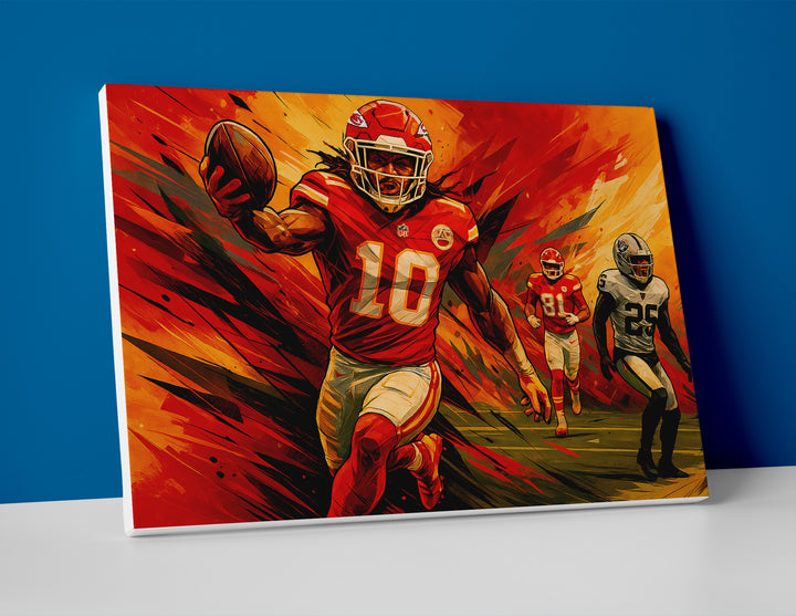 Isiah Pacheco poster canvas painting wall art print