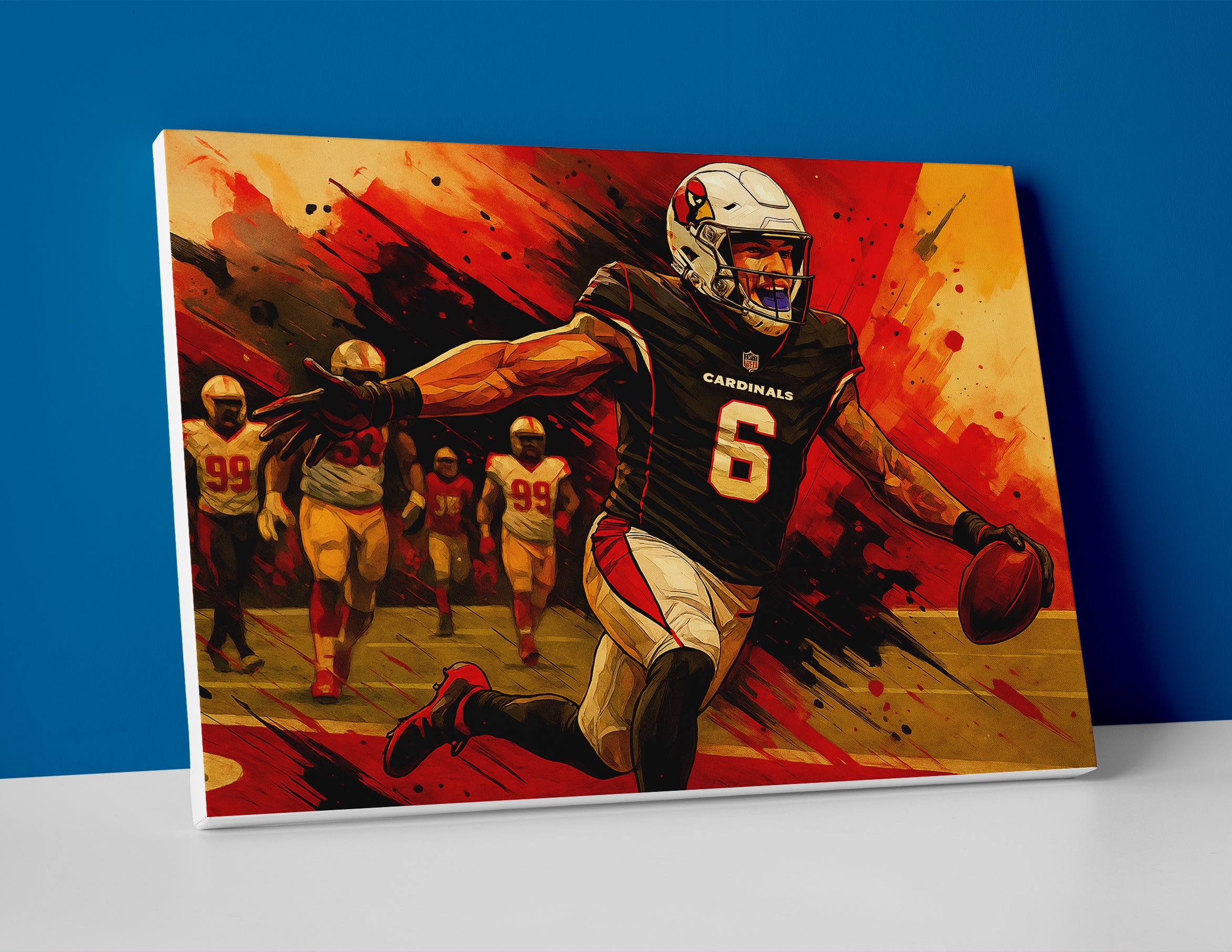 James Conner poster canvas painting cardinals wall art print