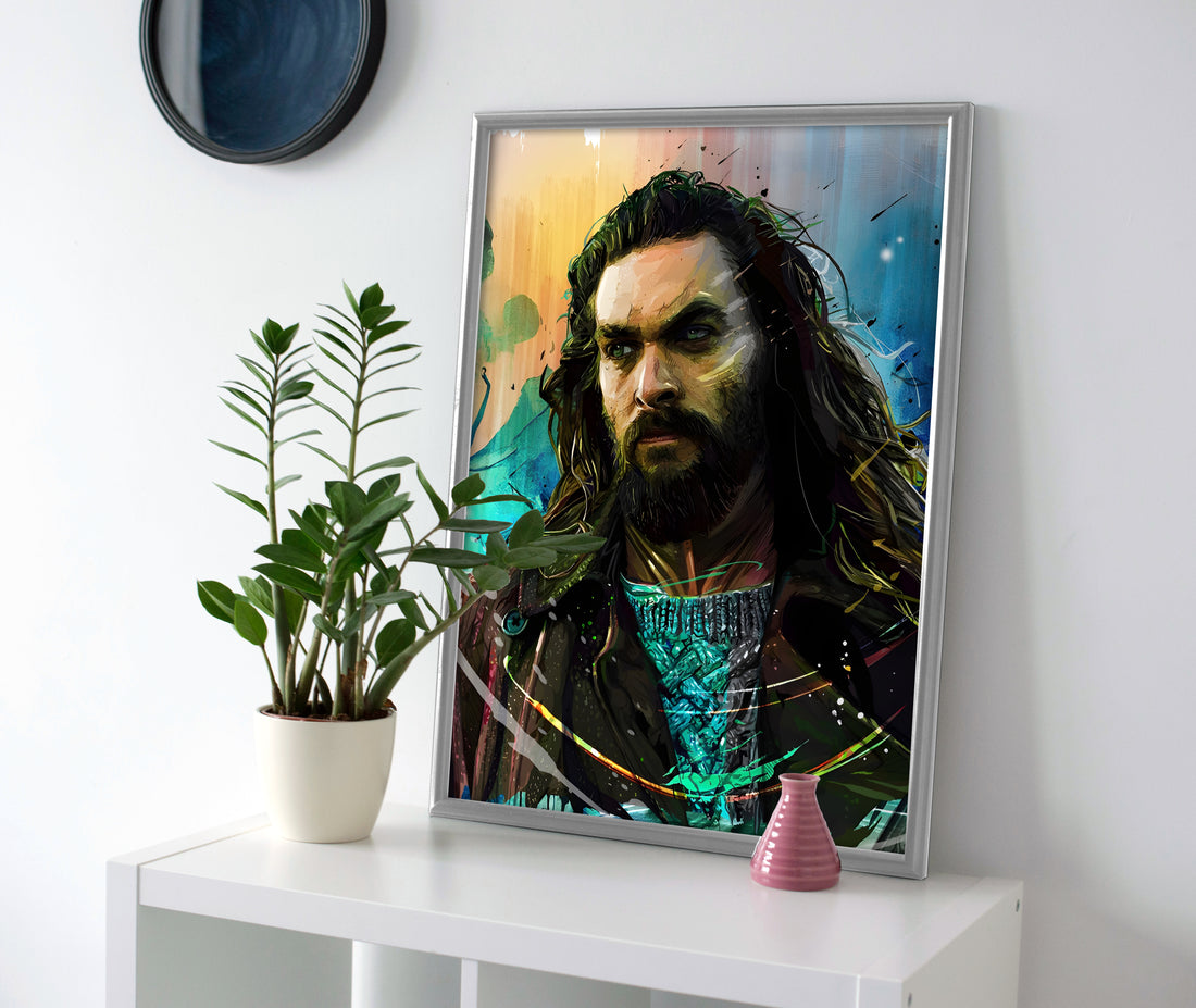 Jason Momoa Poster canvas wall art print painting