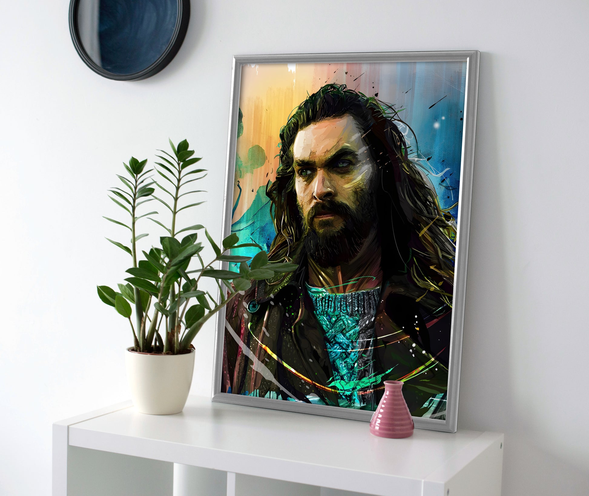 Jason Momoa Poster canvas wall art print painting