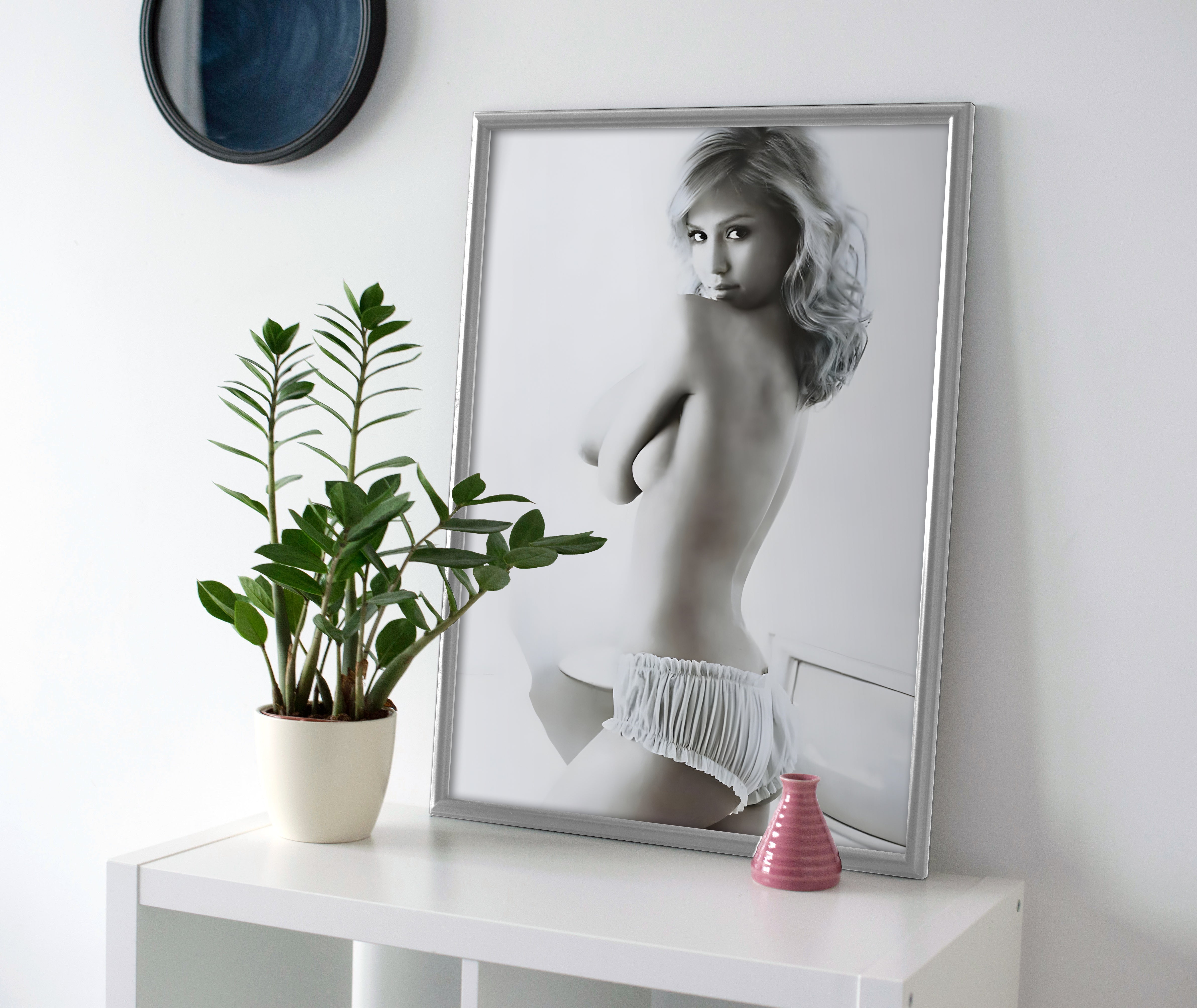 Jessica Alba Sexy Poster canvas wall art print