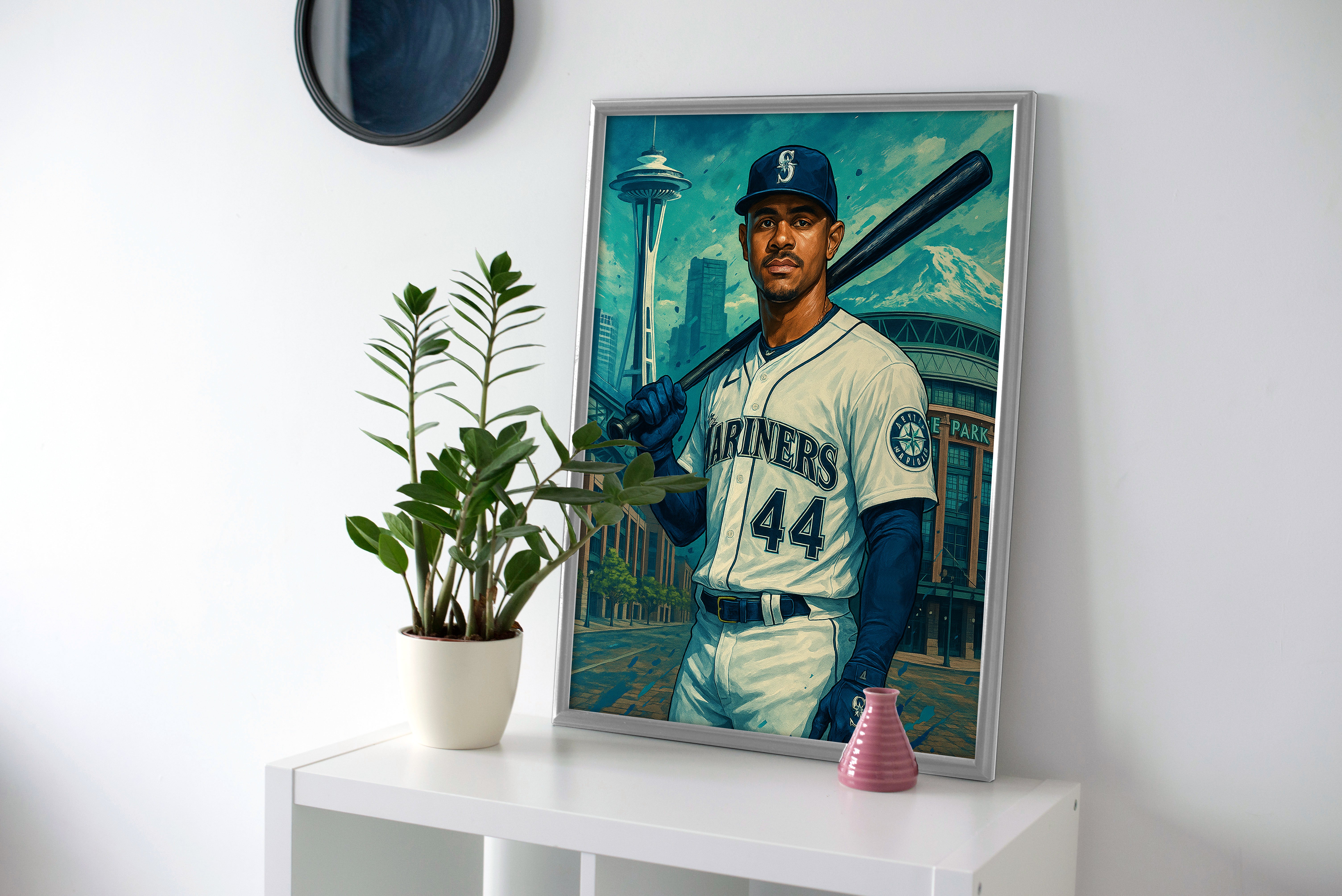 Julio Rodriguez Seattle Poster mariners canvas baseball wall art