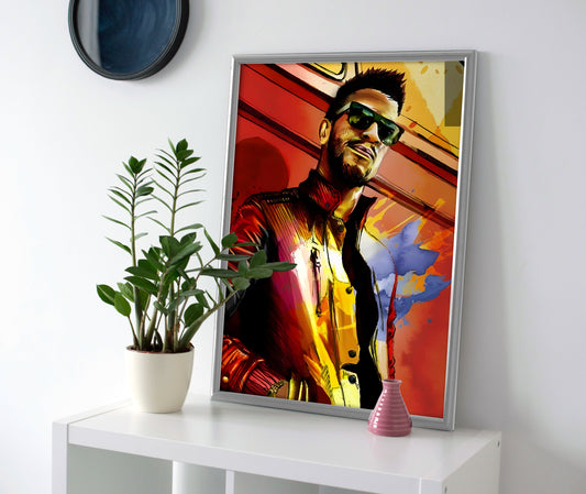 Kid Cudi Poster canvas wall art print painting
