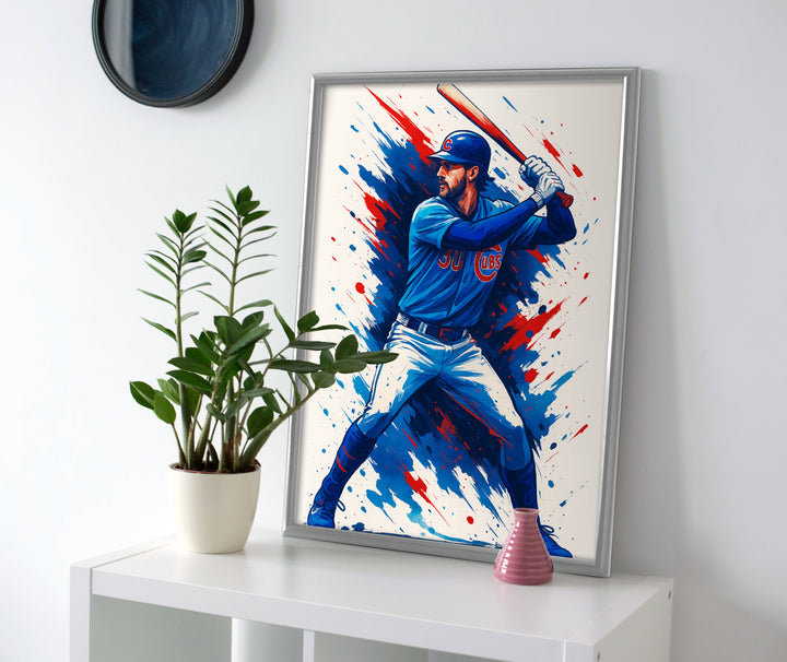 Kyle Tucker Cubs Poster canvas wall art chicago