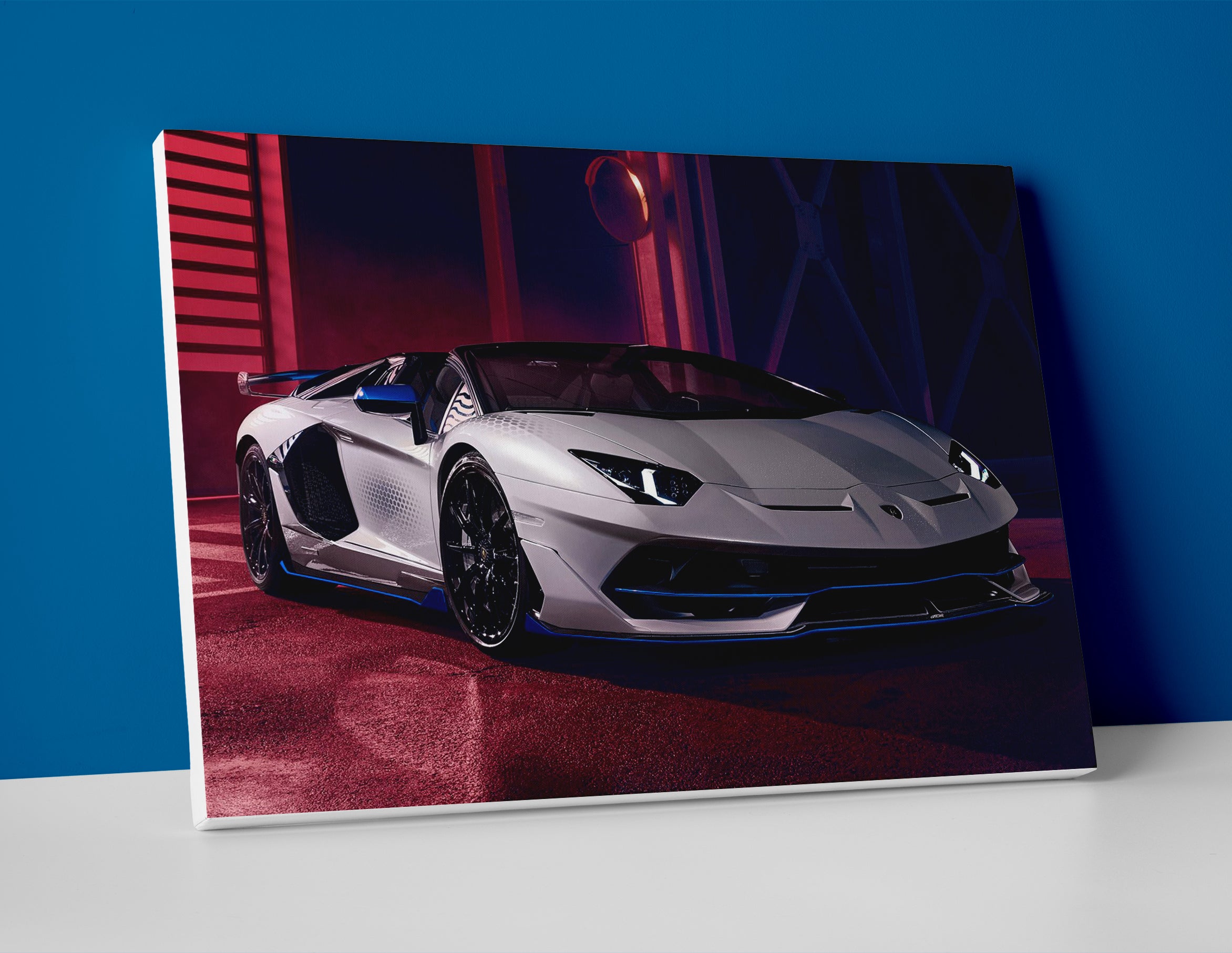 Lamborghini Aventador S Roadster Poster or Canvas Print Wall Art