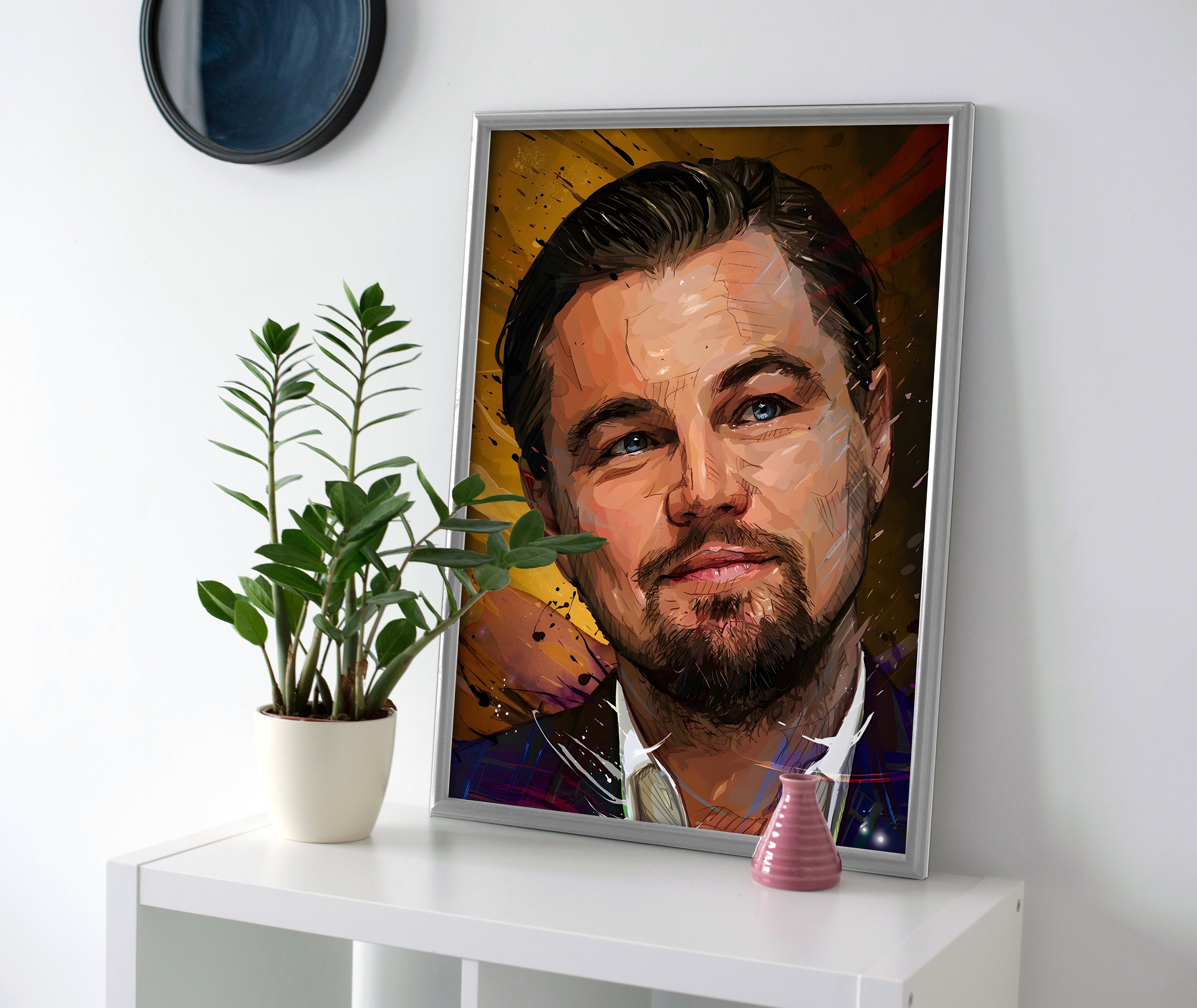 Leonardo DiCaprio poster canvas wall art painting print decor artwork