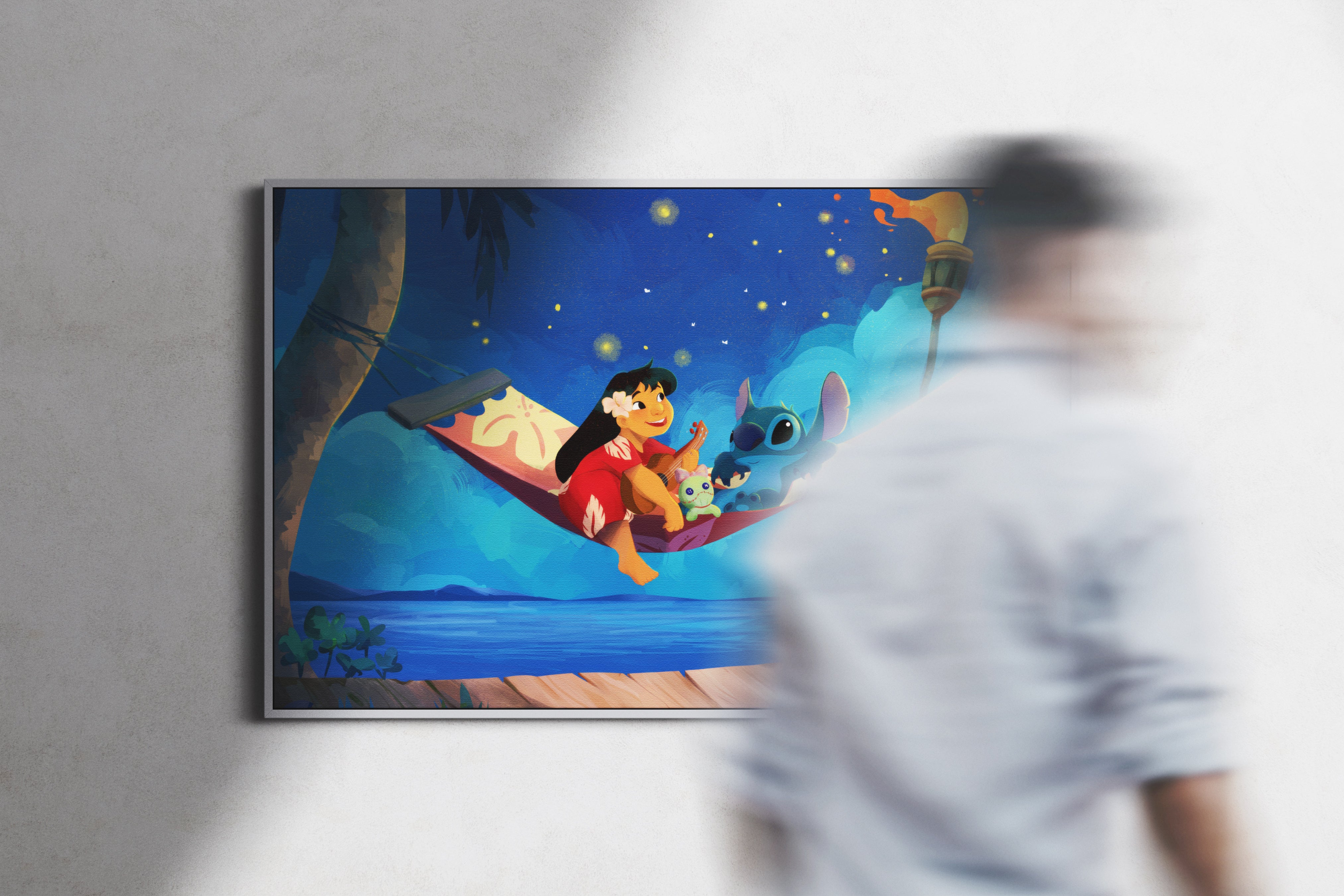 Lilo & Stitch Movie Poster or Canvas Wall Art print