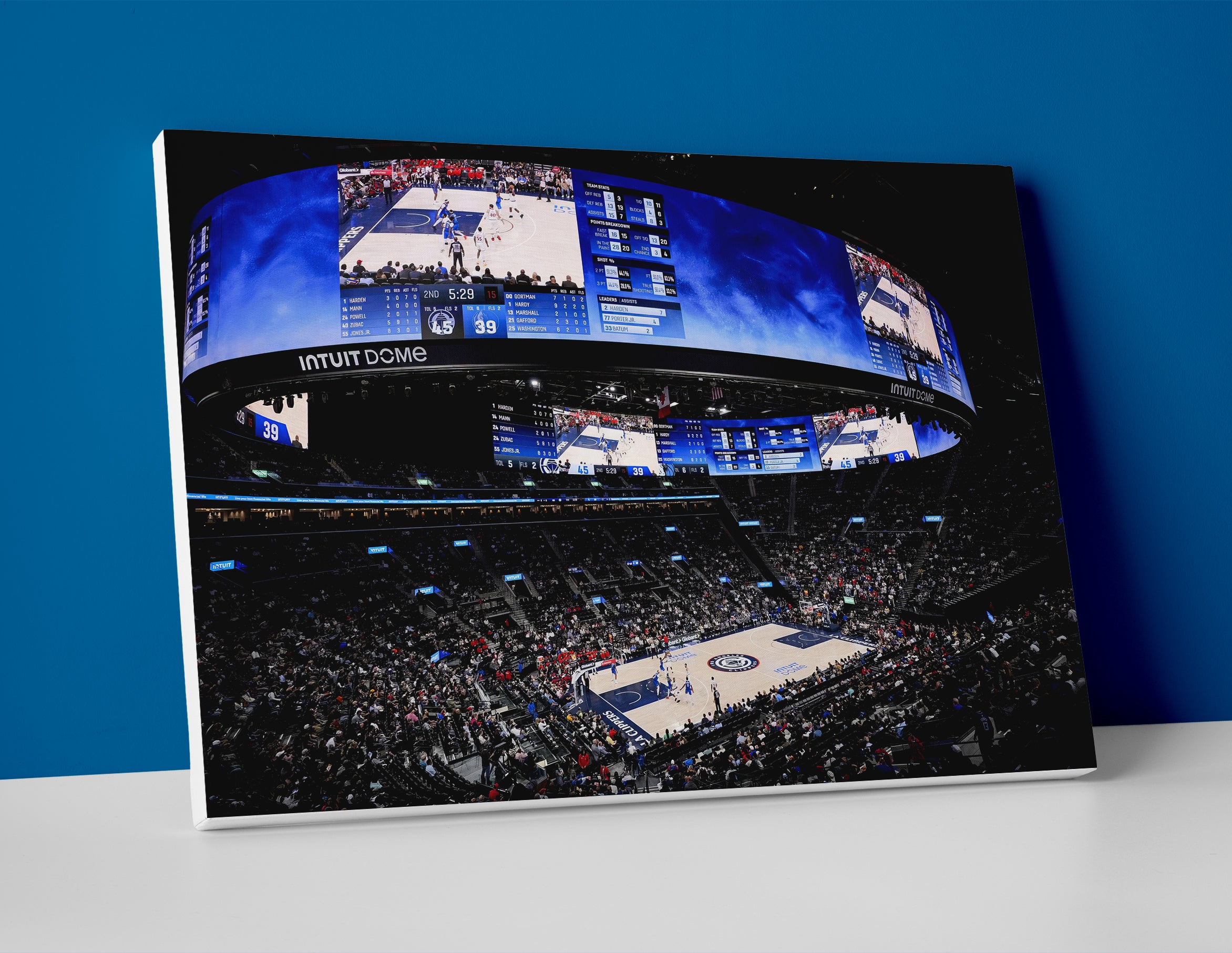 Los Angeles Clippers Arena Poster or Canvas Wall Art