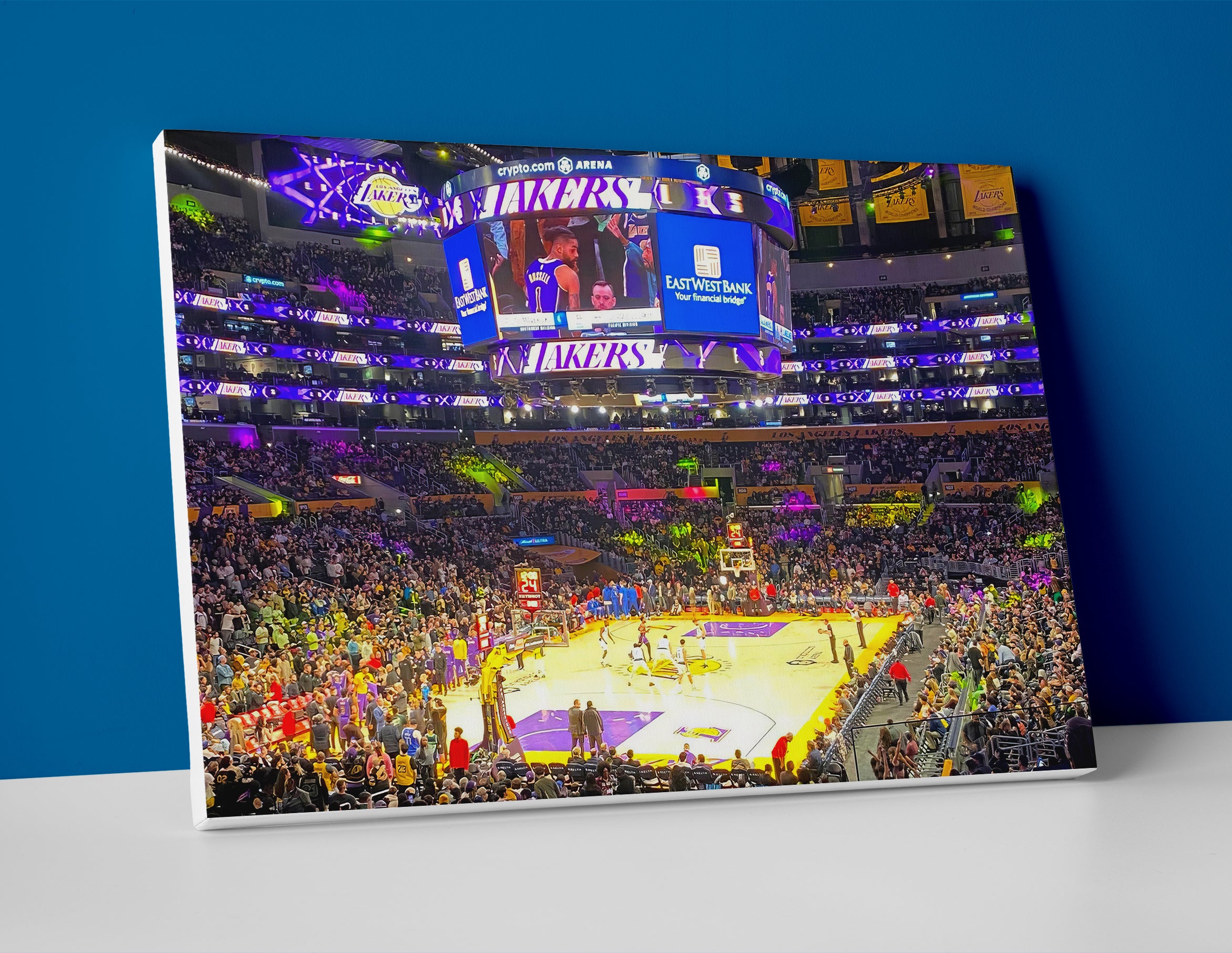 Los Angeles Lakers Arena Poster or Canvas Wall Art