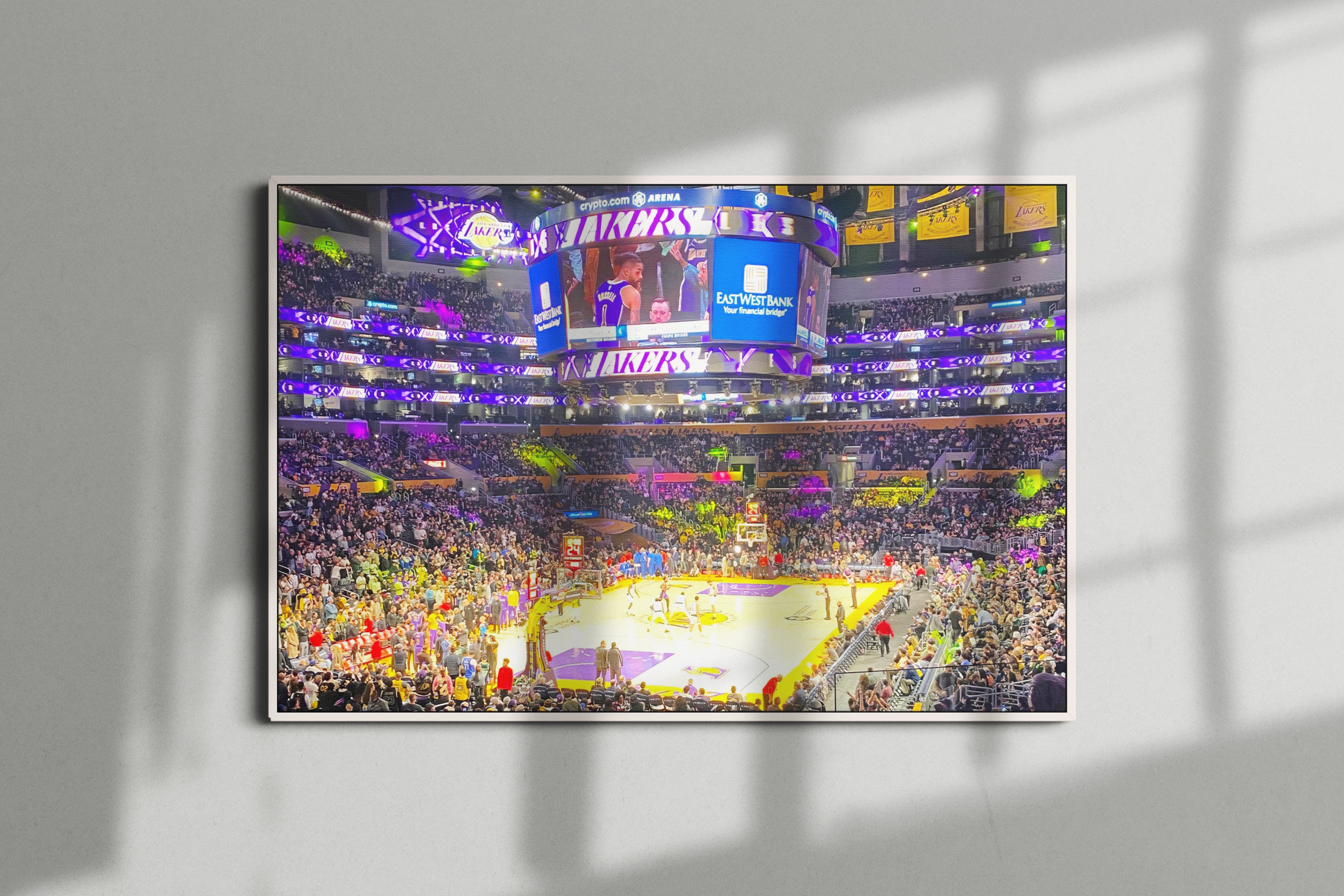 Los Angeles Lakers Arena Poster or Canvas Wall Art print