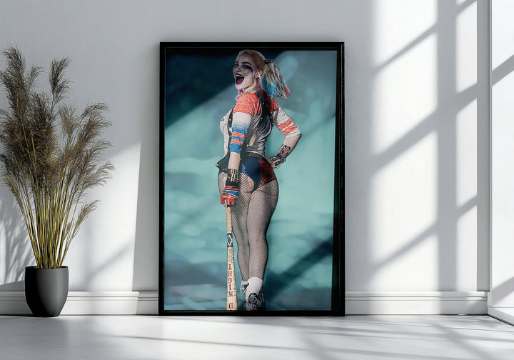 Margot Robbie Harley Quinn Poster or Canvas Wall Art