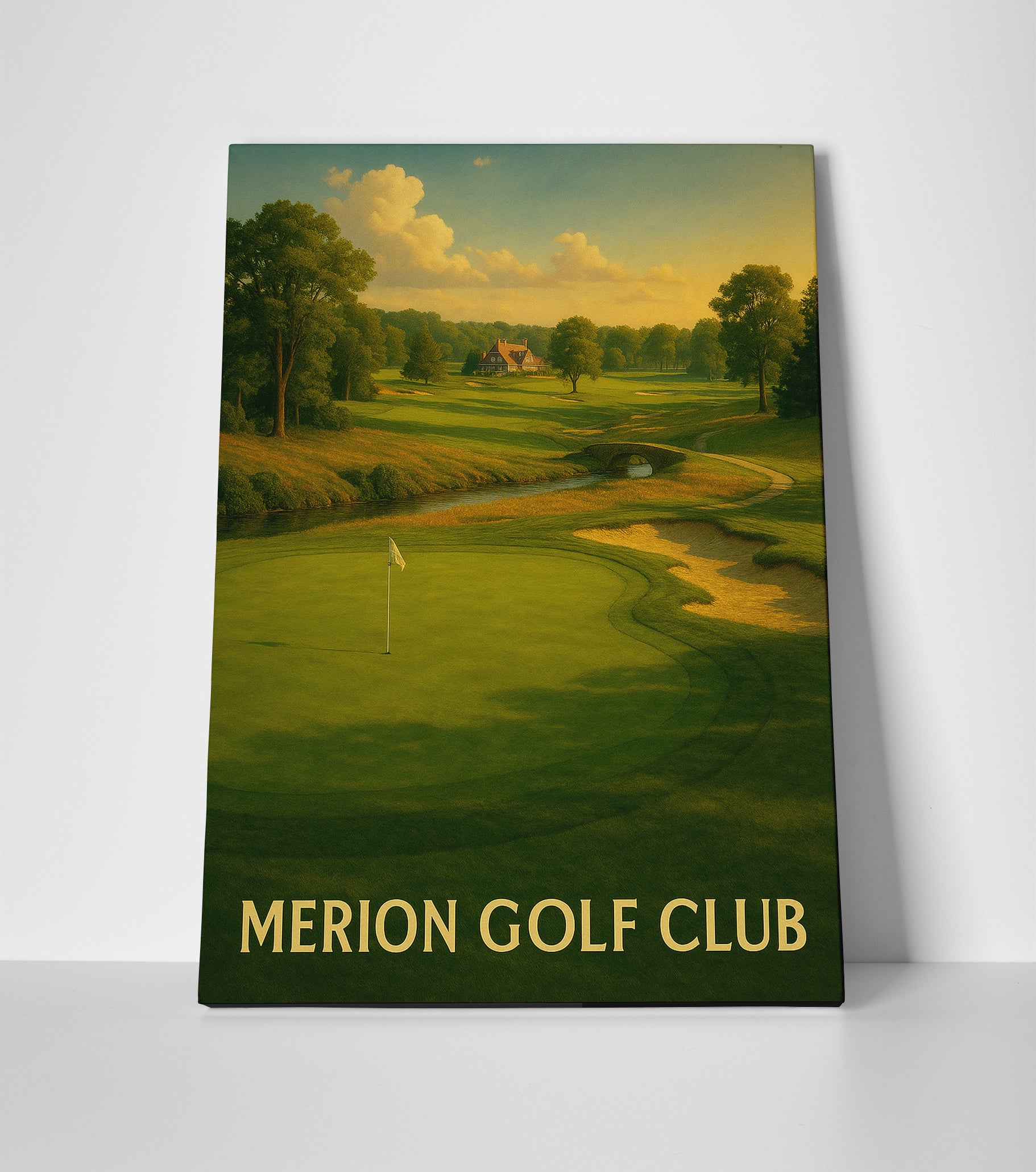 Merion Golf Club Poster canvas wall art print decor