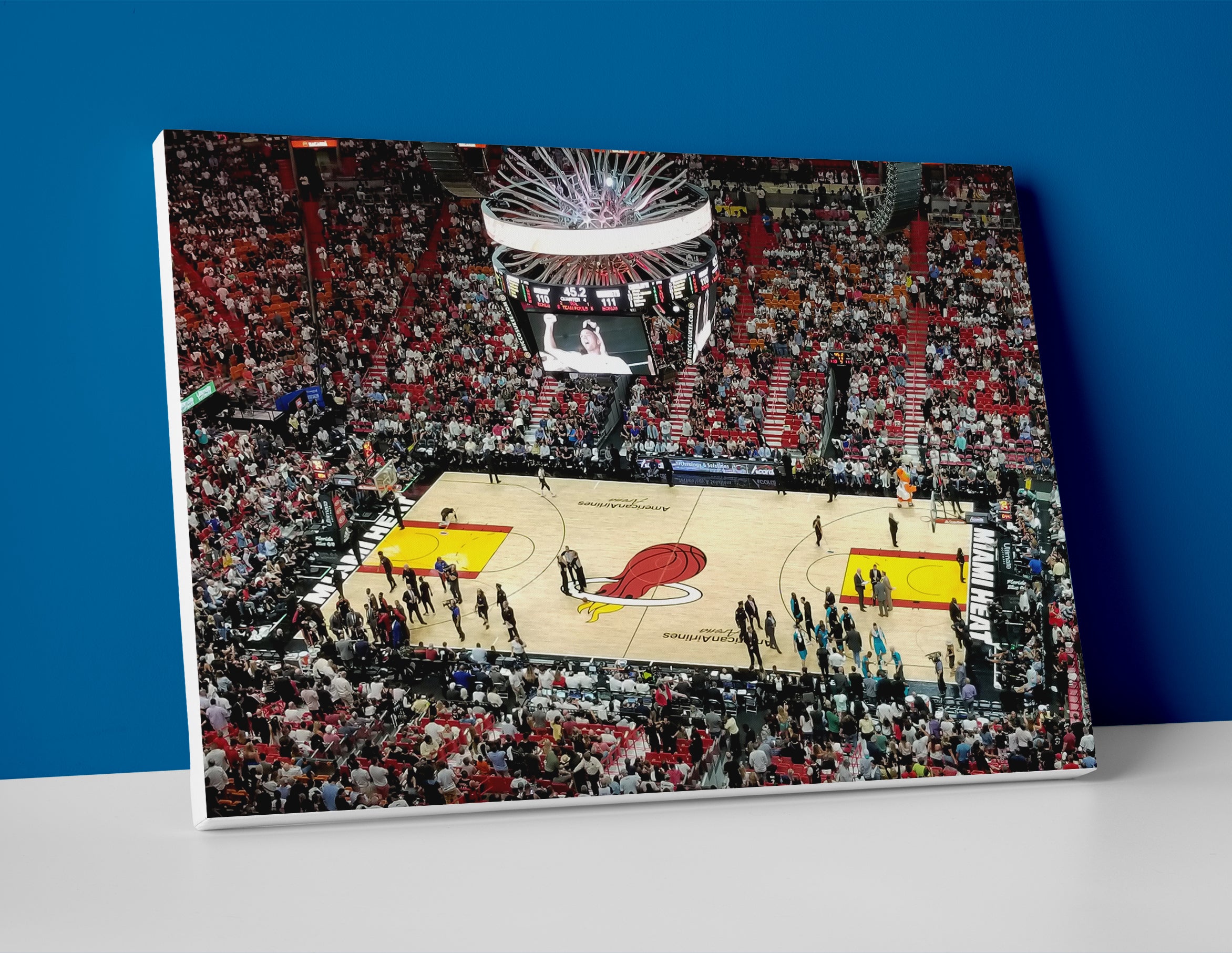 Miami Heat Arena Poster or Canvas Wall Art