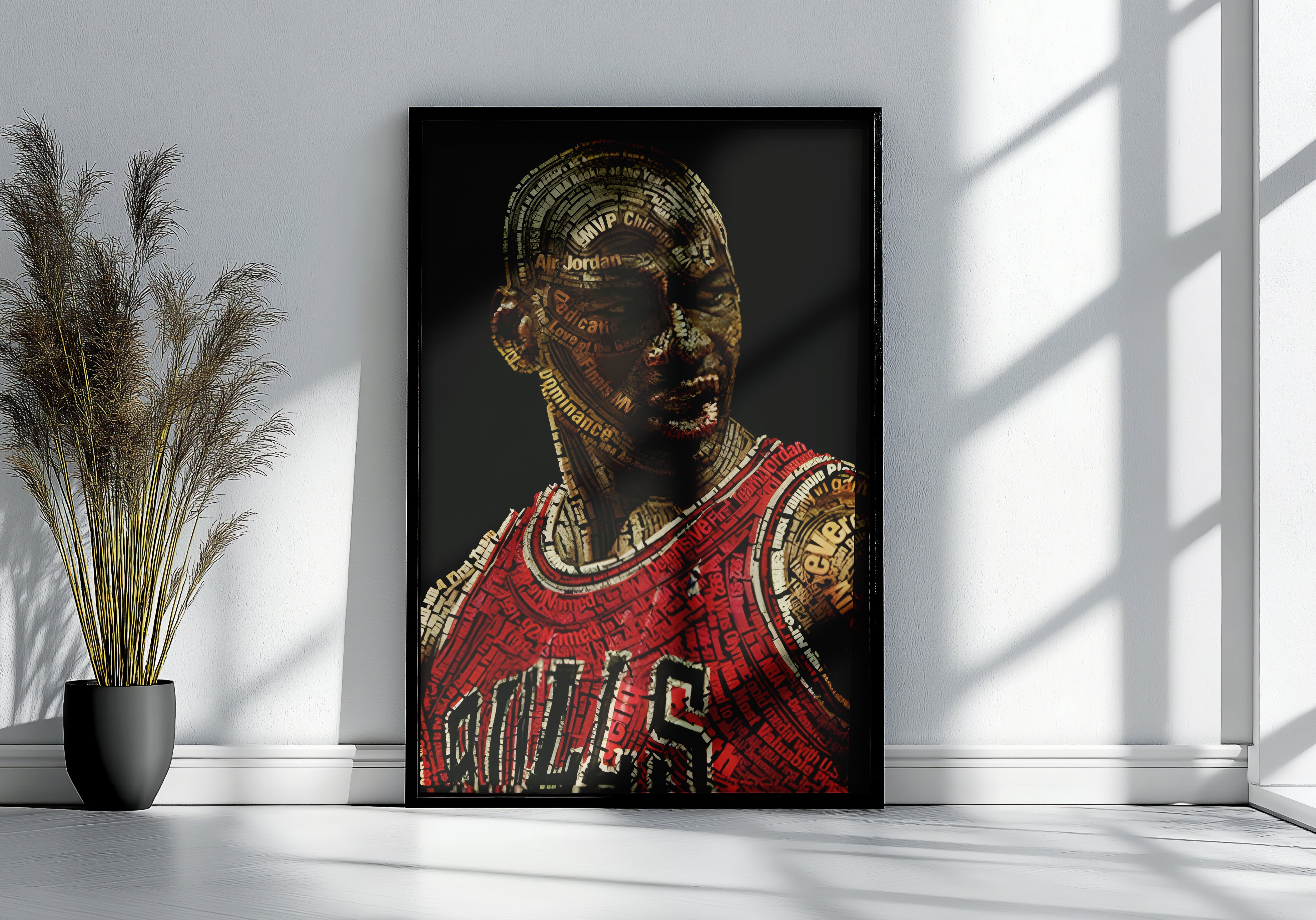 Michael Jordan Artwork Poster or Canvas Wall Art