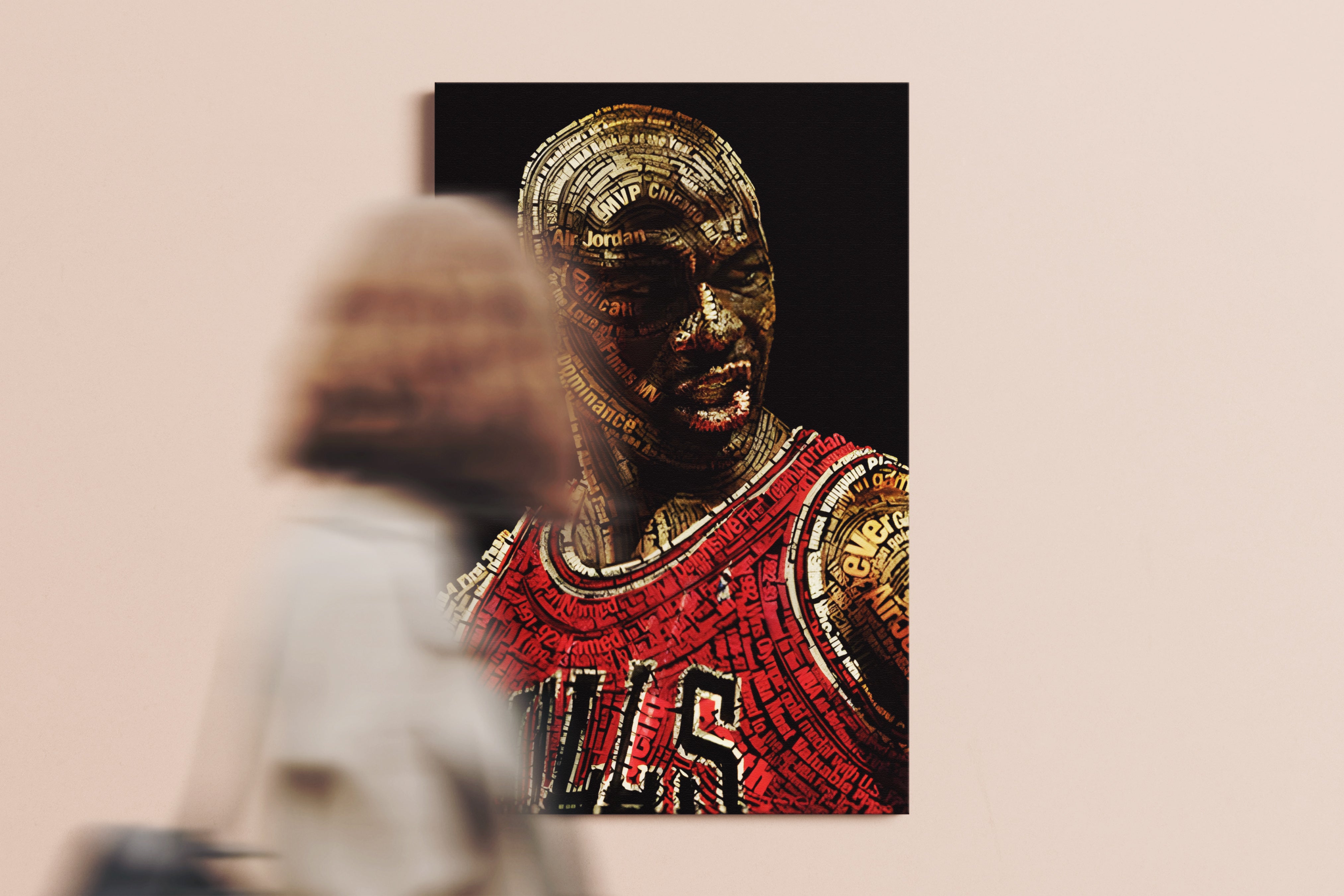 Michael Jordan Artwork Poster or Canvas Wall Art print