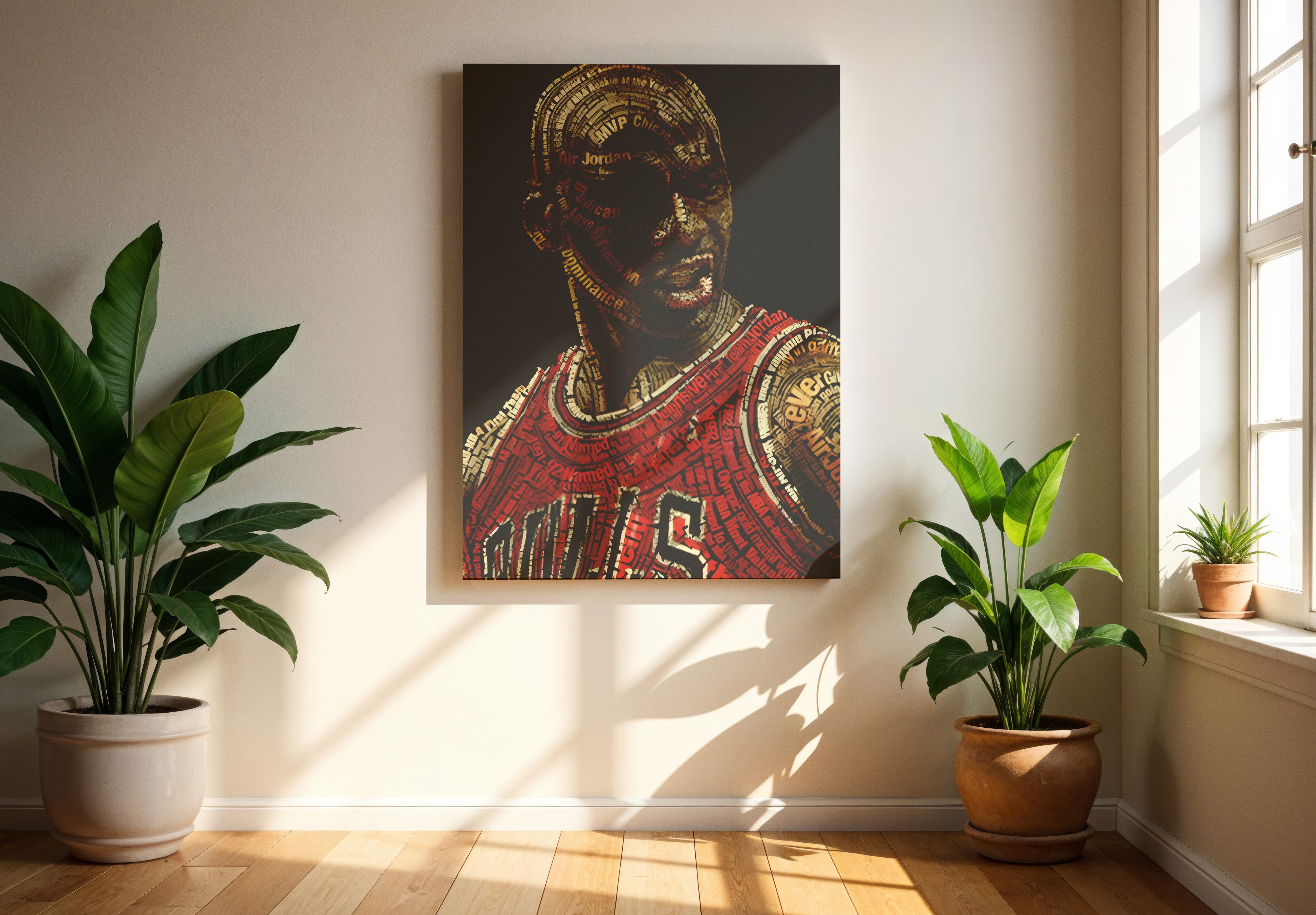 Michael Jordan Artwork Poster or Canvas Wall Art print decor painting