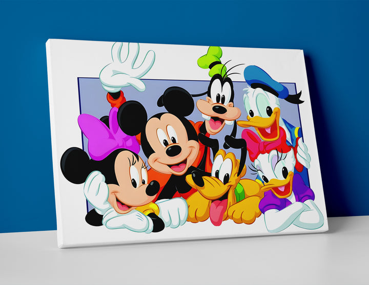Mickey & Friends Poster or Canvas Print Wall Art disney decor