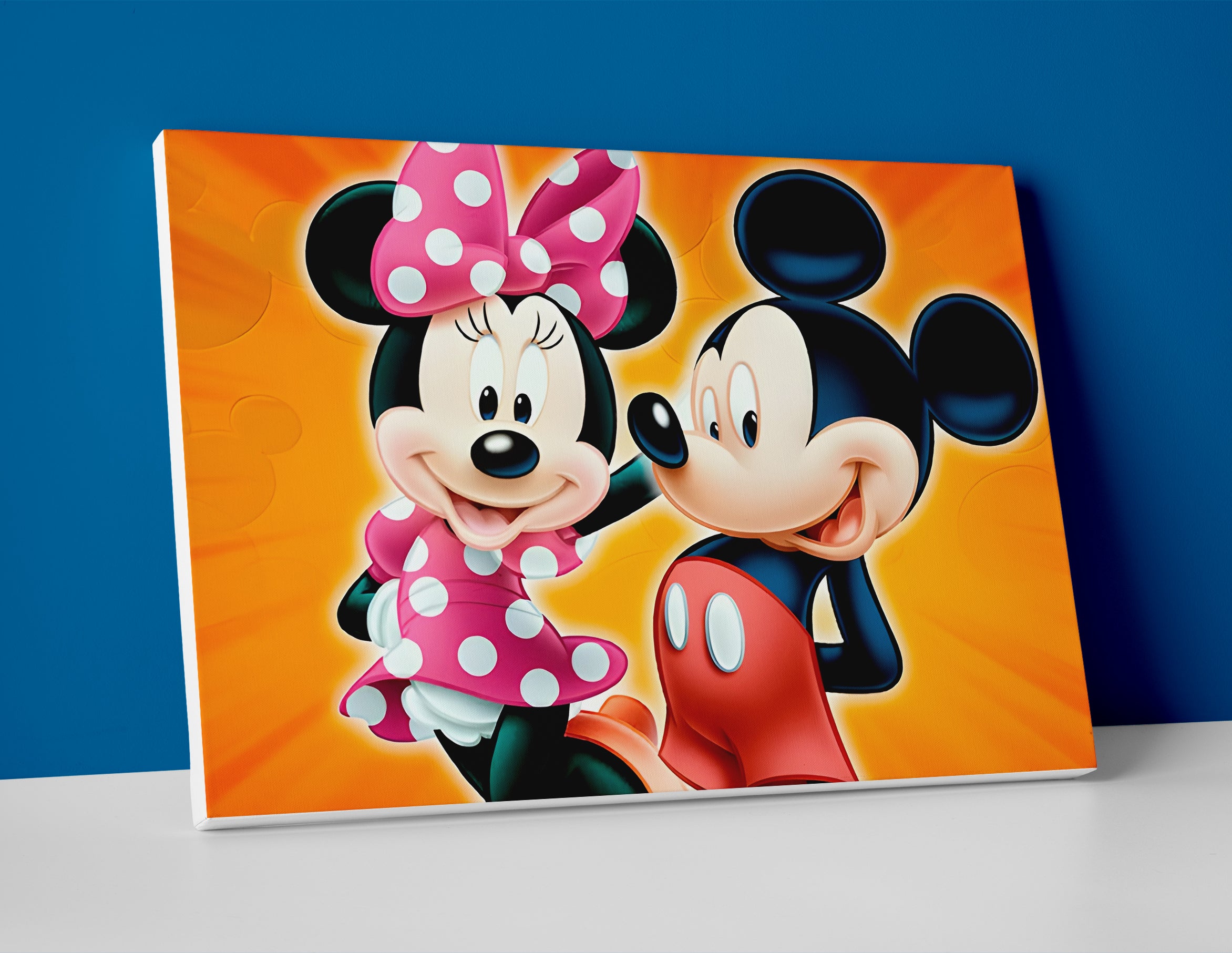 Mickey and Minnie Mouse Funhouse poster canvas wall art print decor artwork disney
