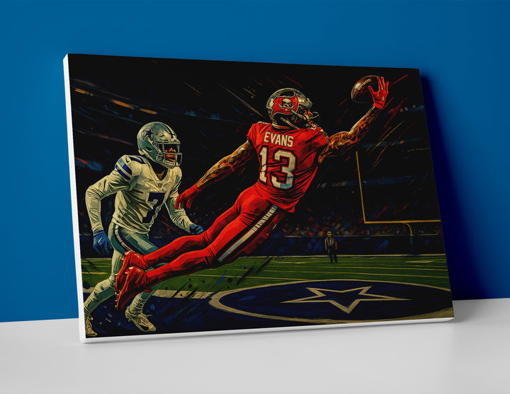 Mike Evans poster canvas painting bucs wall art print decor