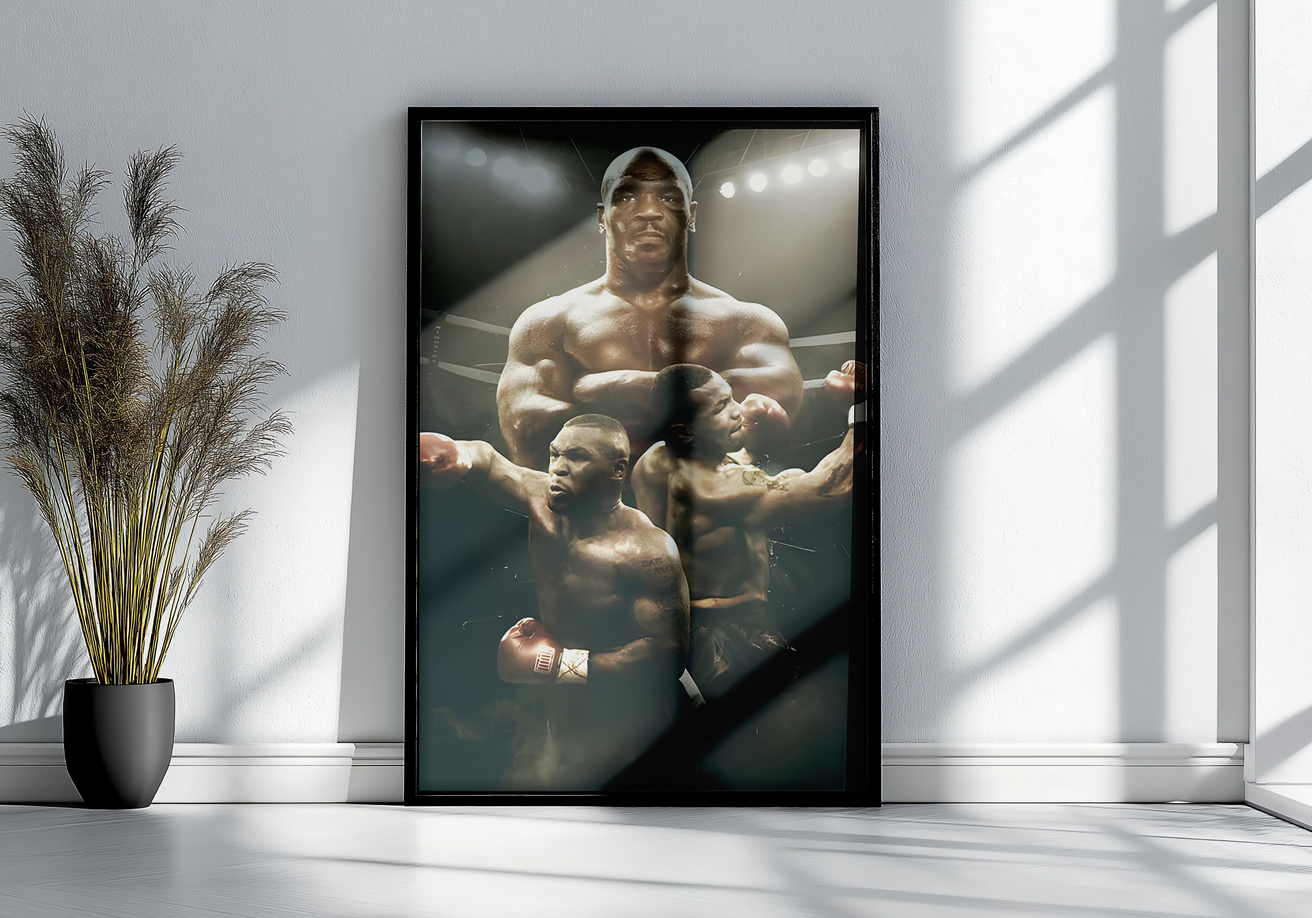 Mike Tyson Lights Poster or Canvas Wall Art