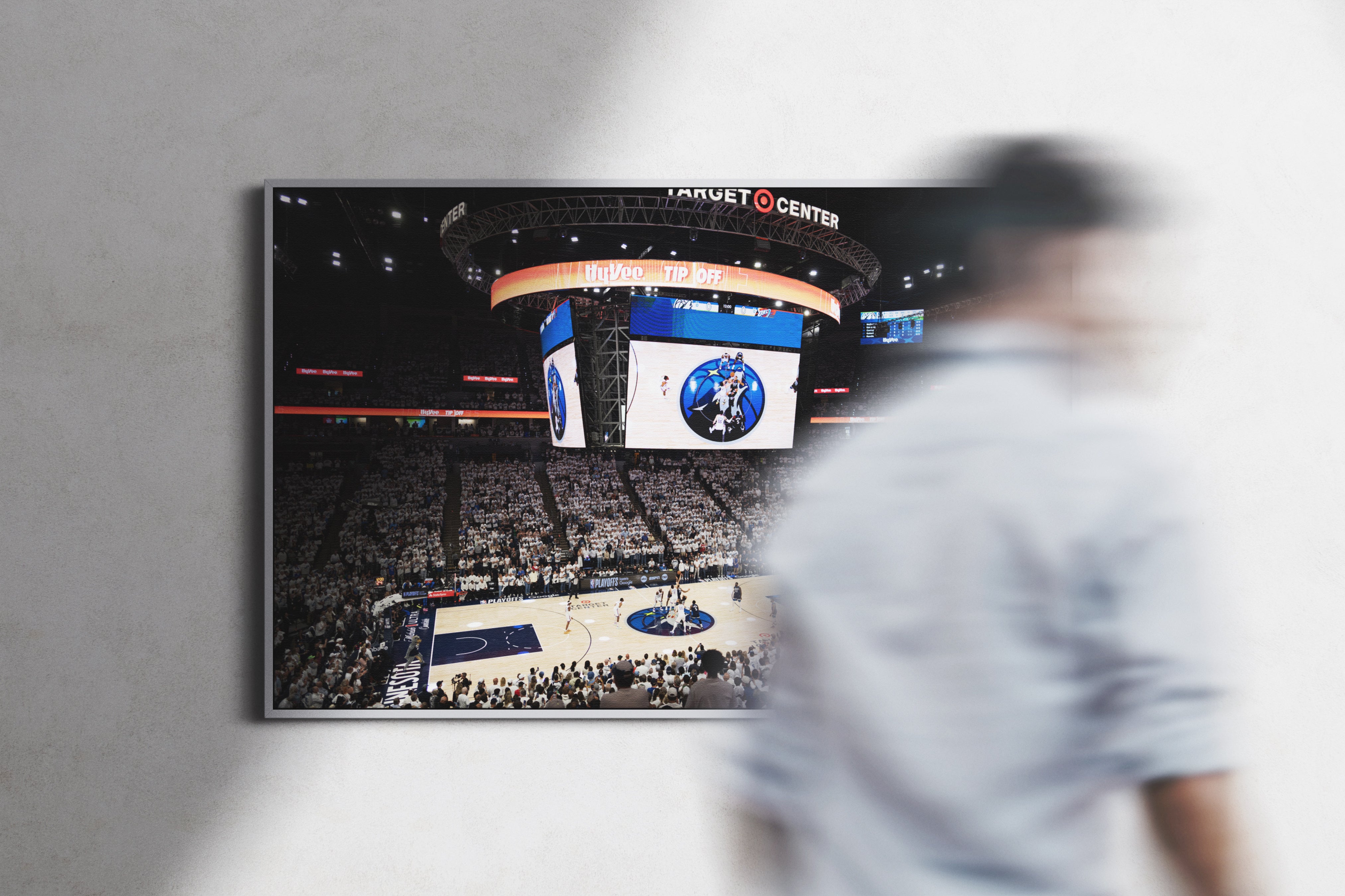 Minnesota Timberwolves Arena Poster or Canvas Wall Art print decor