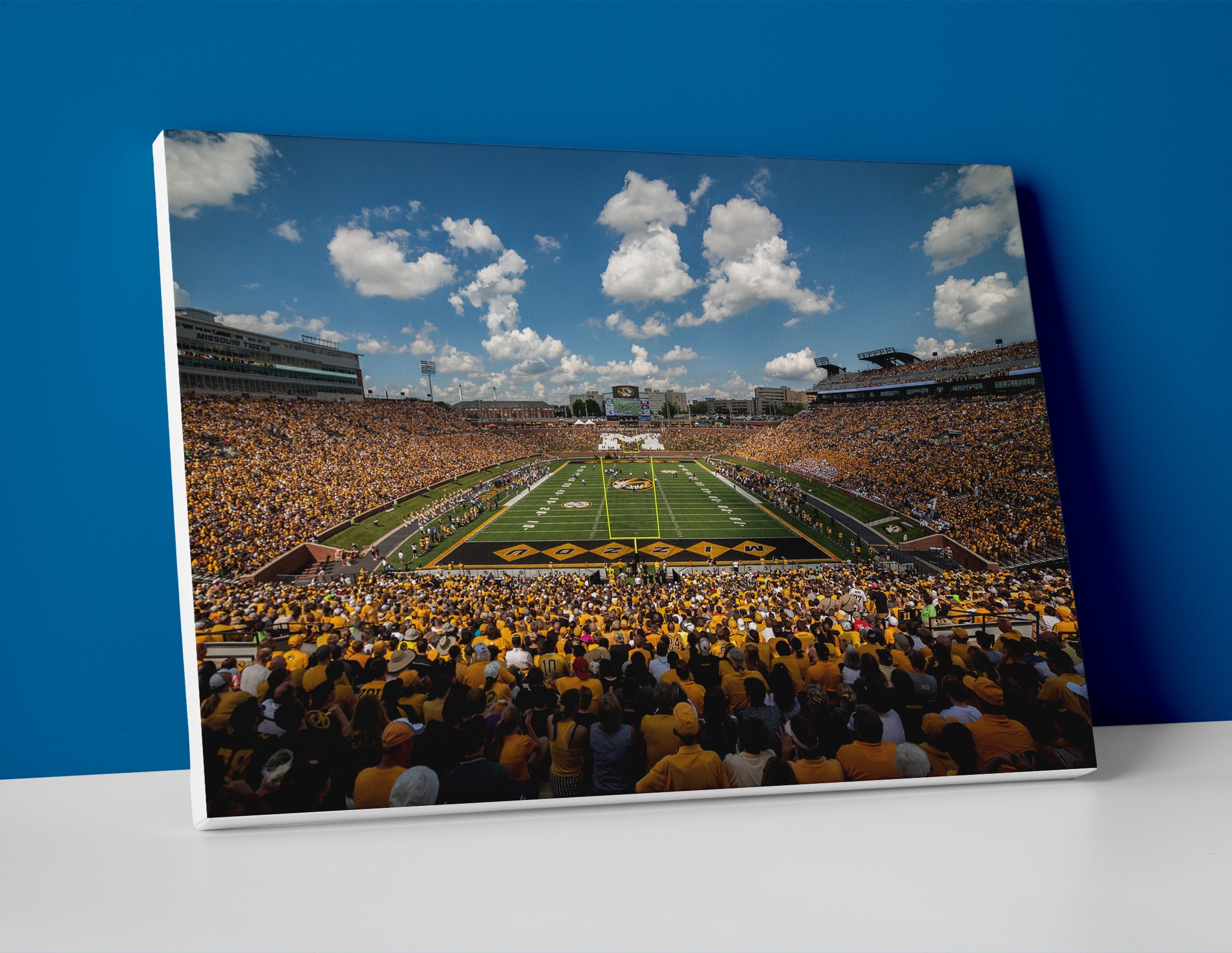 Missouri football stadium poster canvas wall art