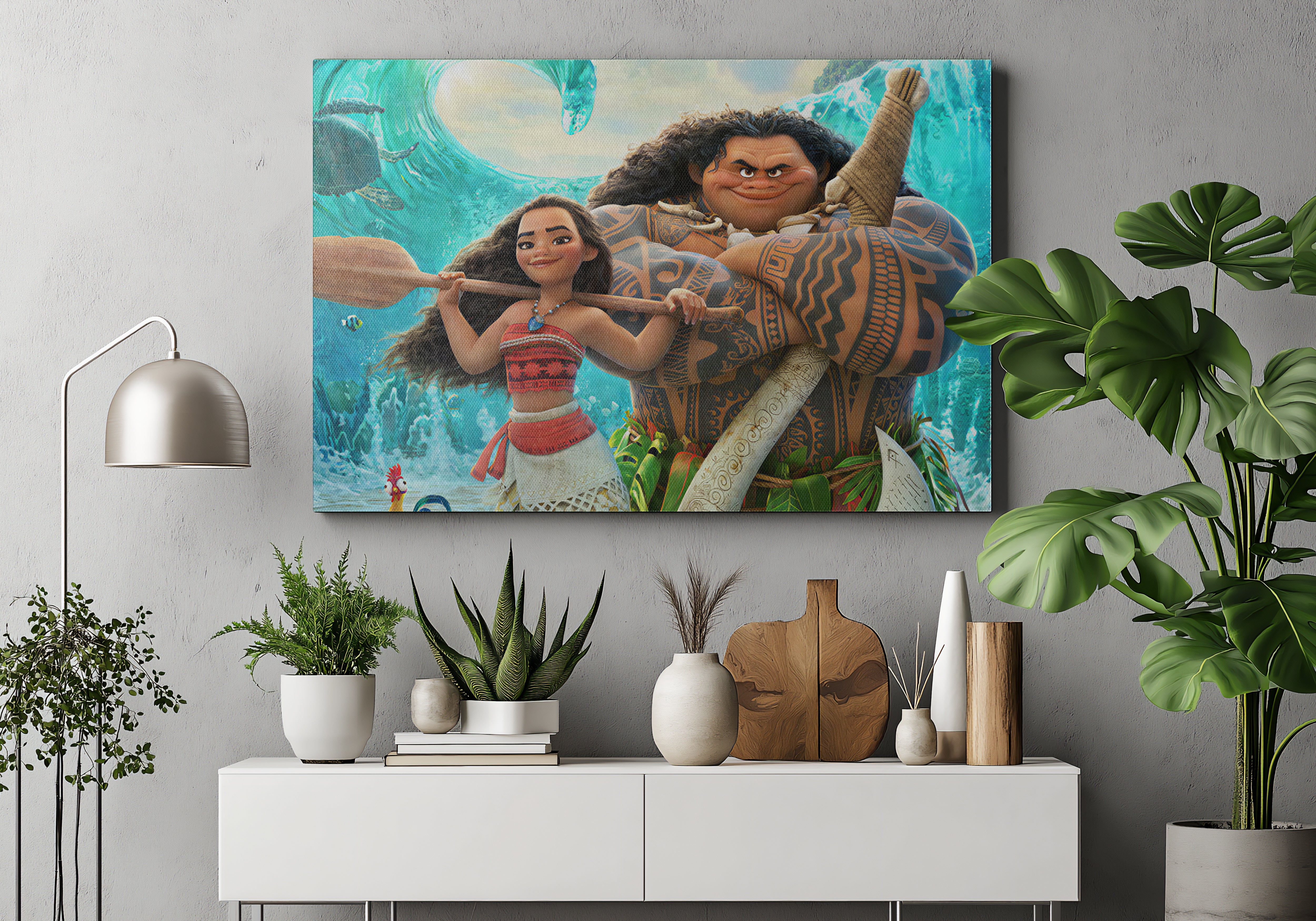 Moana Poster or Canvas Wall Art print movie