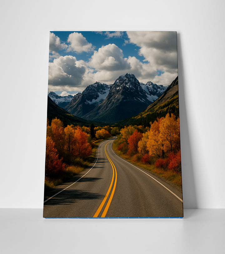 Mountain Road poster canvas
