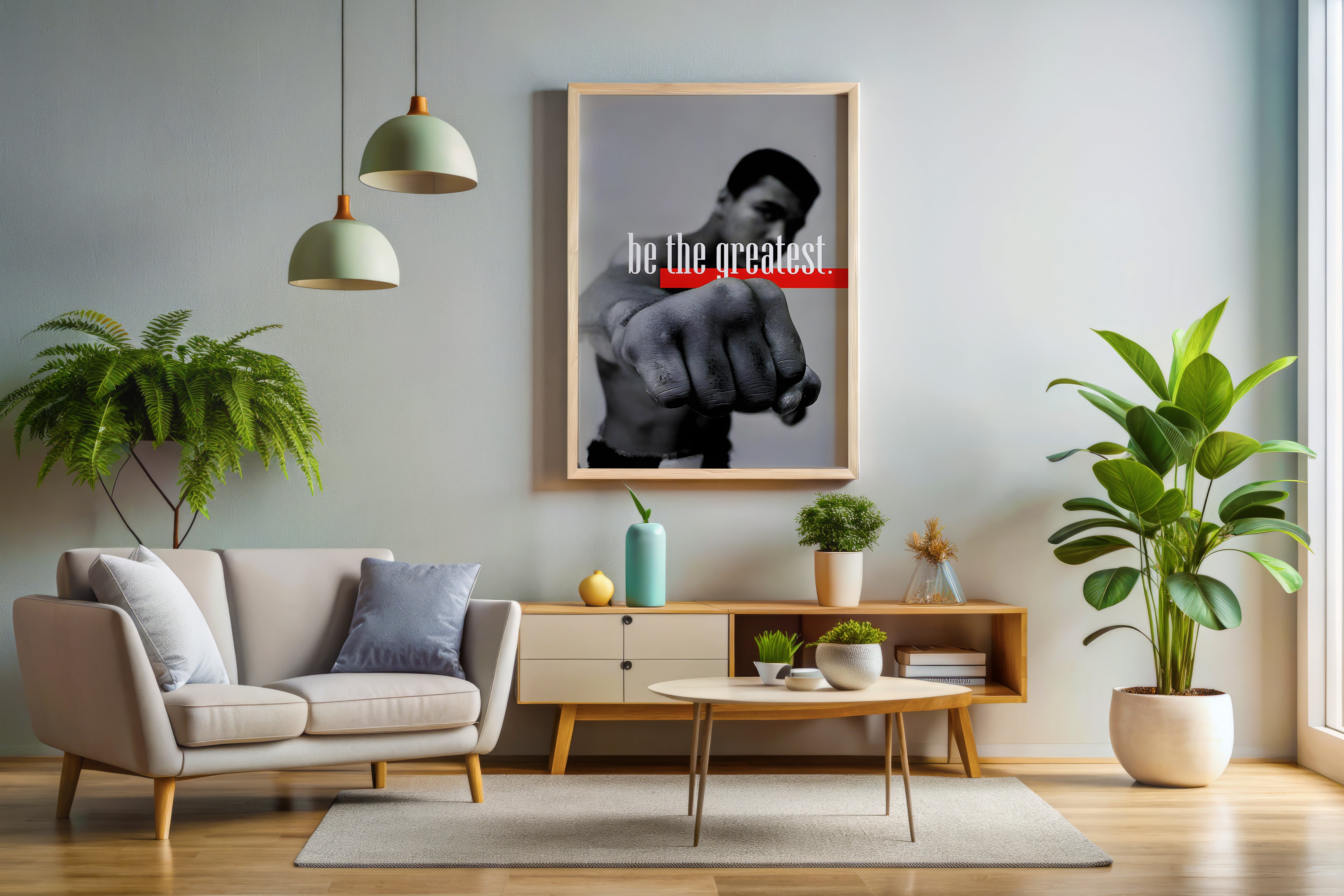 Muhammad Ali Greatest Poster or Canvas Wall Art print decor