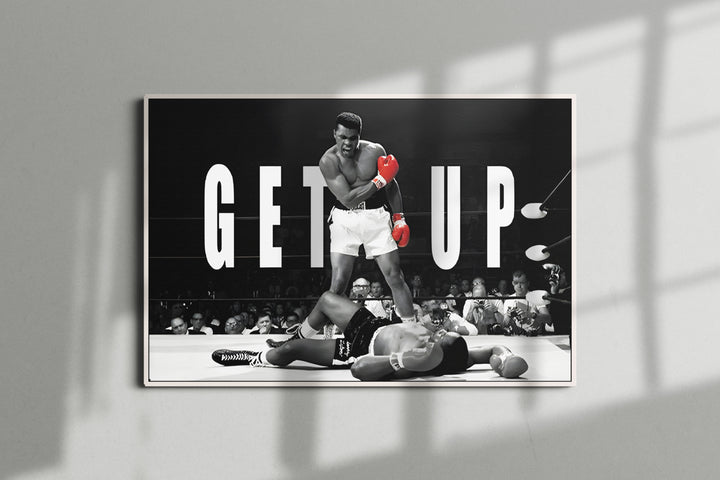 Muhammad Ali Knockout Poster or Canvas Wall Art