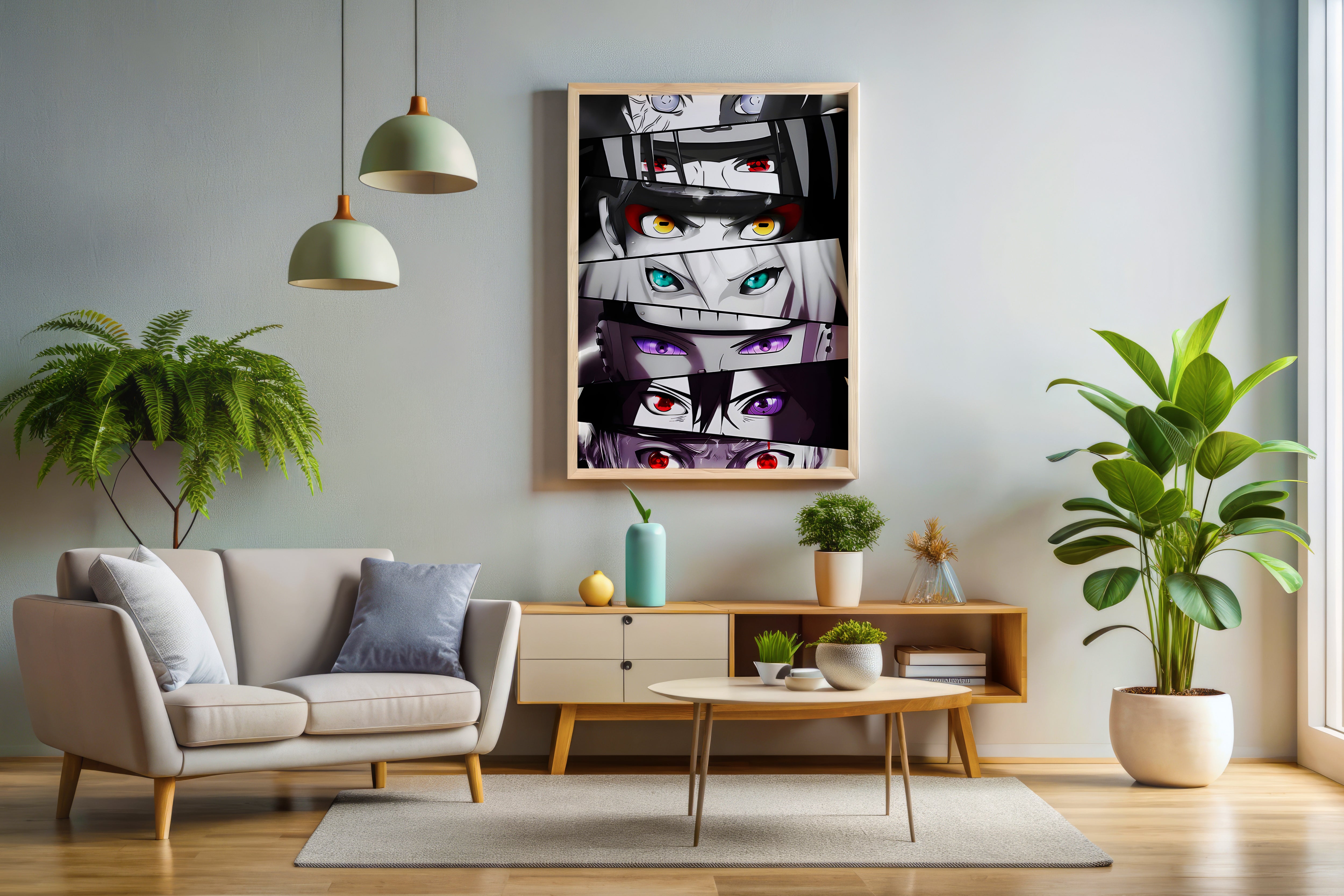 Naruto Poster or Canvas Wall Art print decor anime