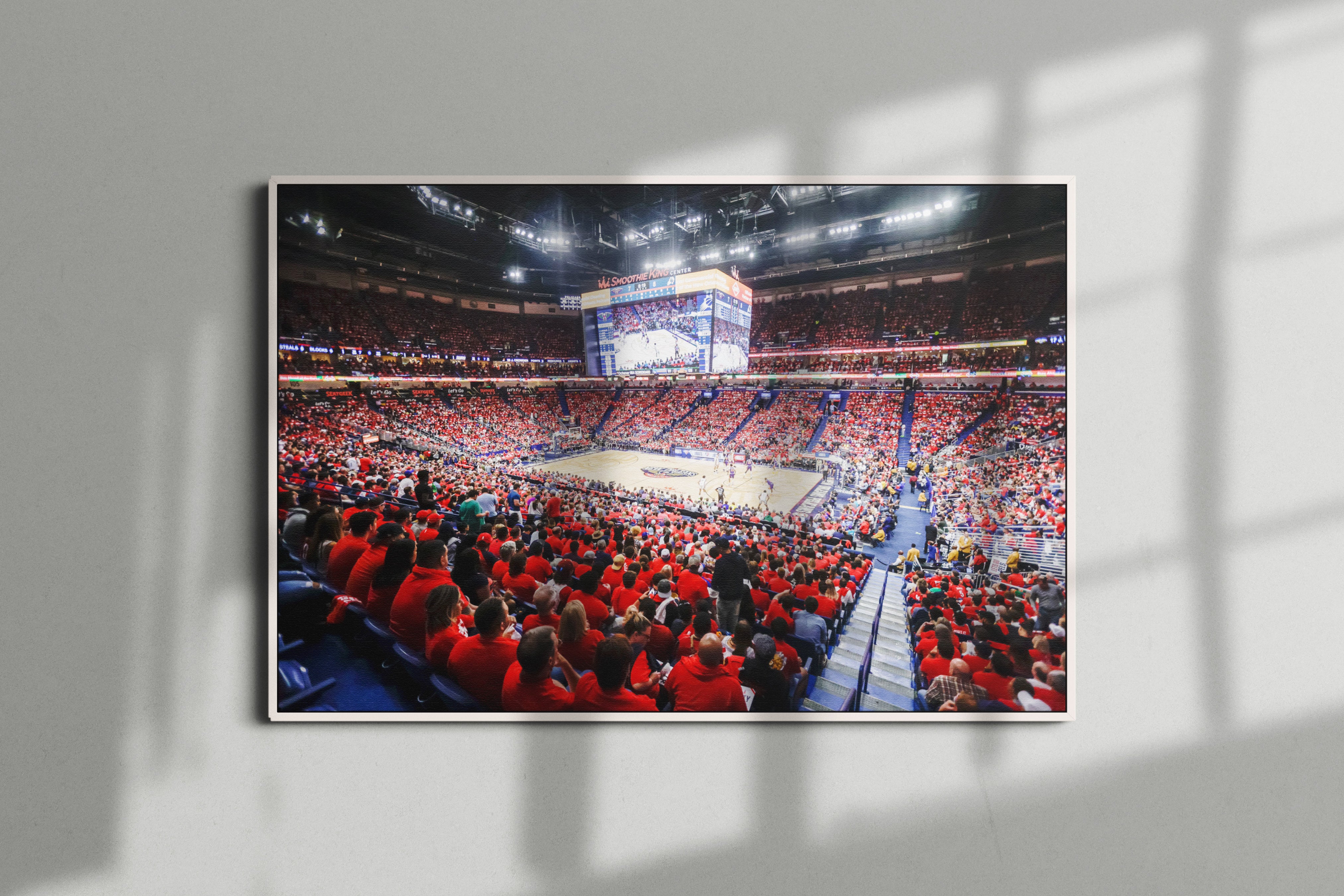 New Orleans Pelicans Arena Poster or Canvas Wall Art print