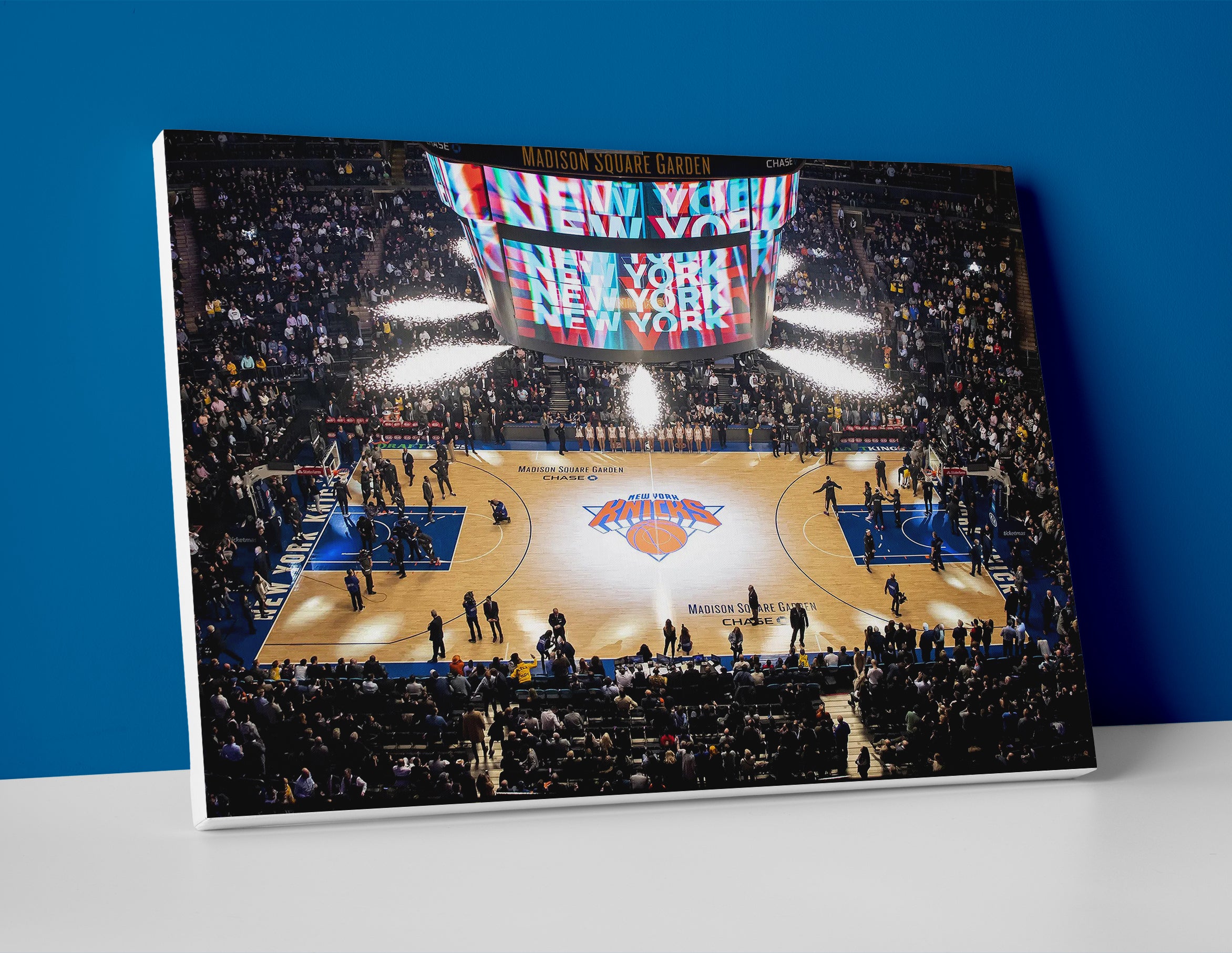 New York Knicks Arena Poster or Canvas Wall Art