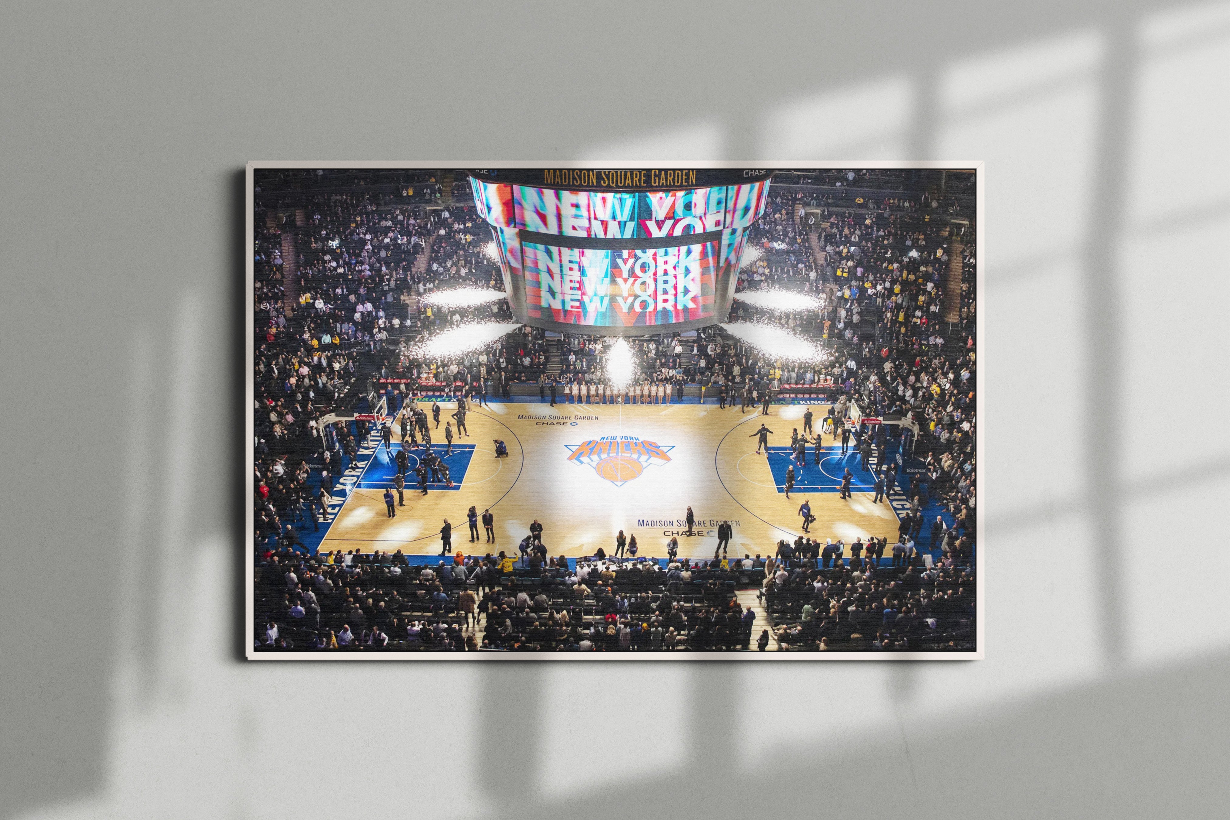 New York Knicks Arena Poster or Canvas Wall Art print
