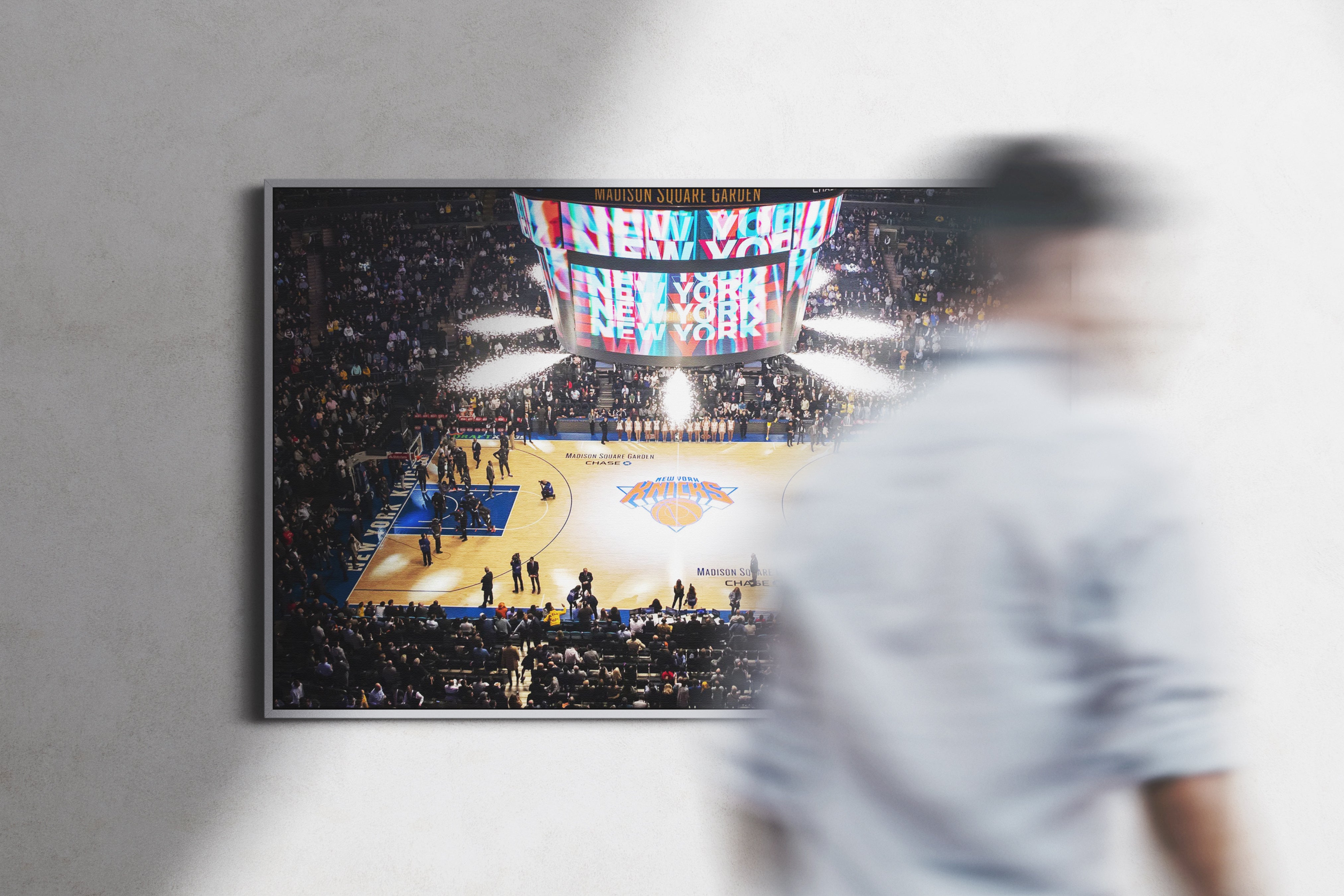 New York Knicks Arena Poster or Canvas Wall Art print decor