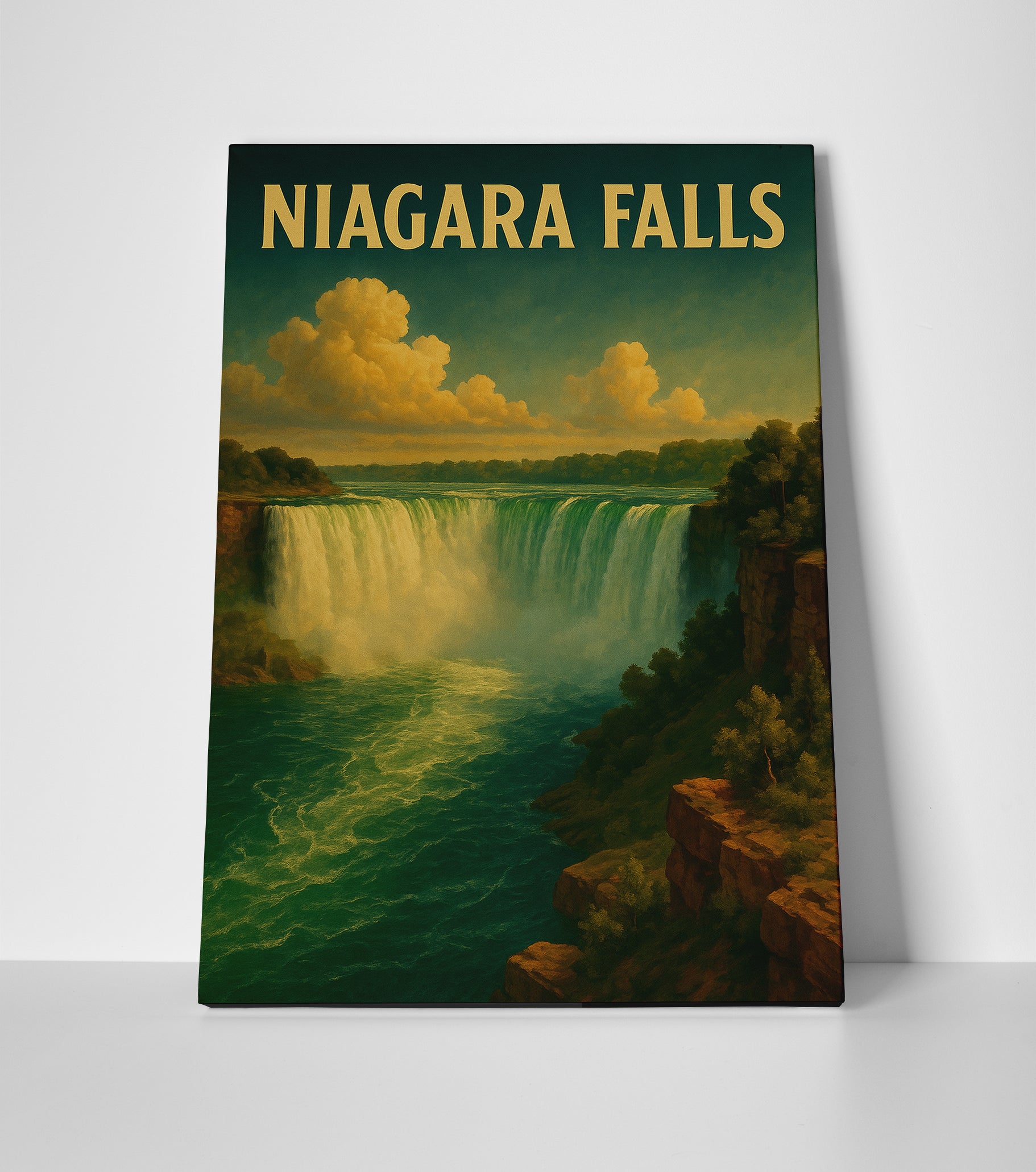 Niagara Falls poster canvas wall art print decor