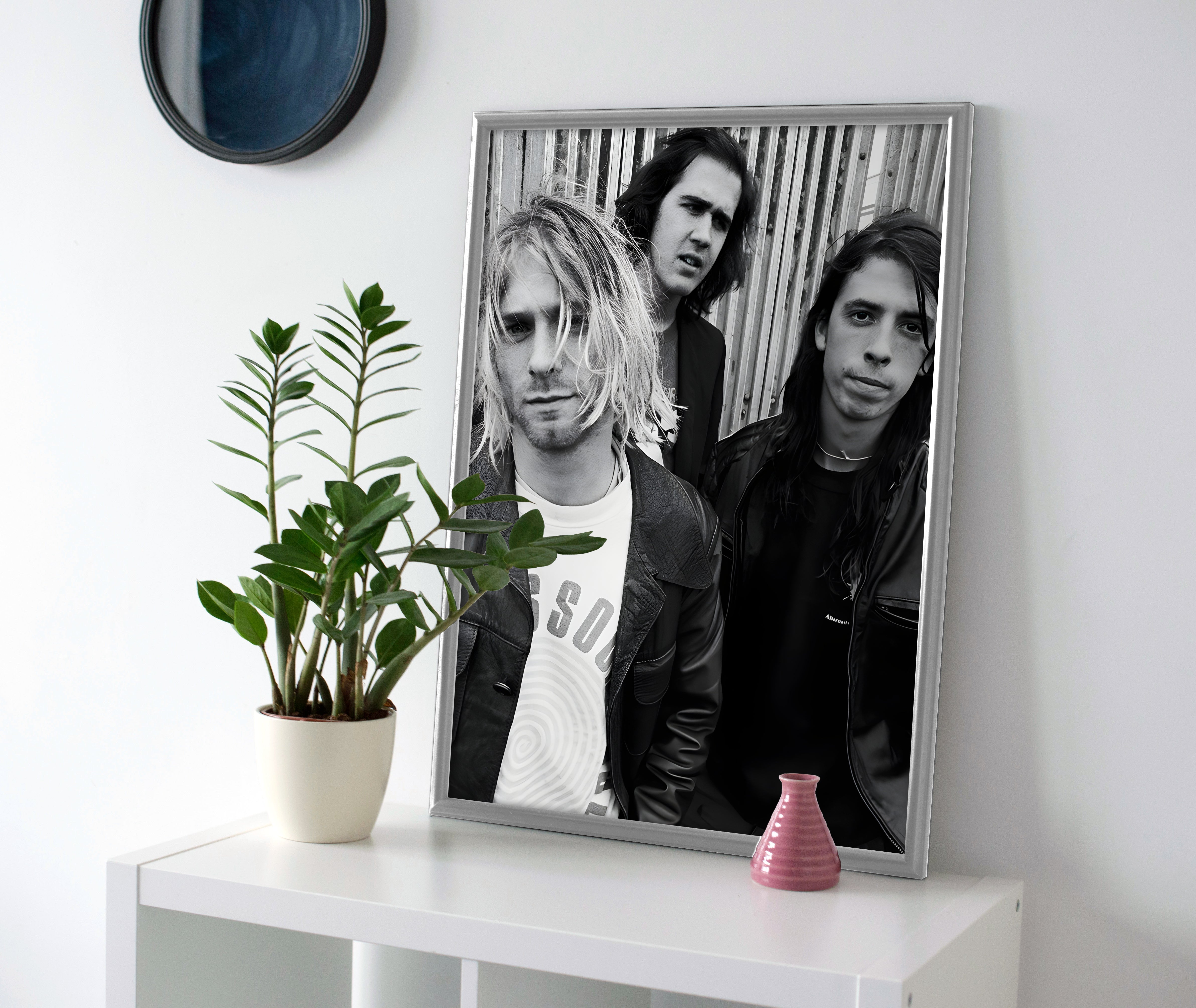 Nirvana Band Poster Canvas wall art print