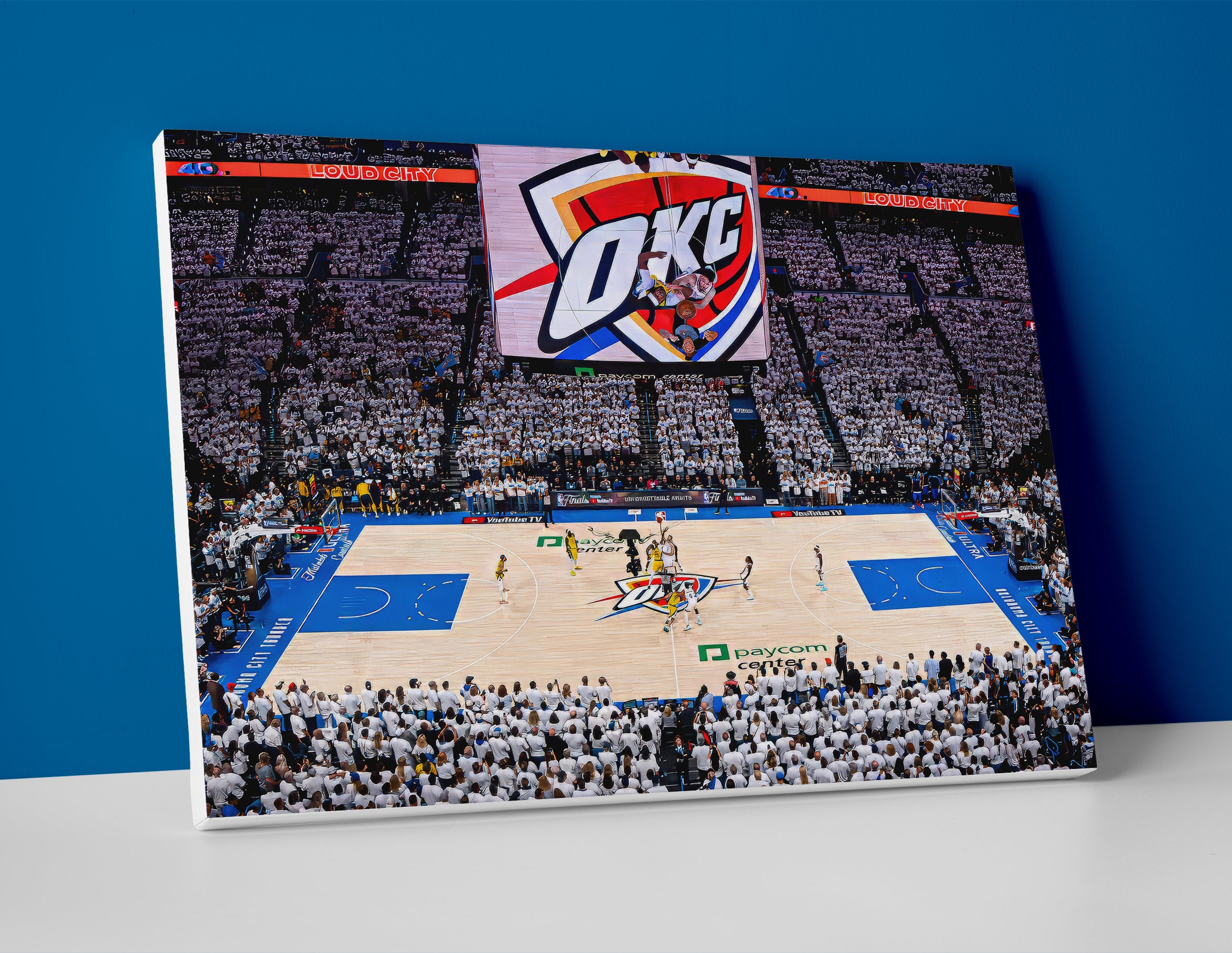 Oklahoma City Thunder Arena Poster or Canvas Wall Art