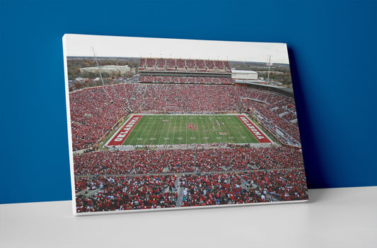 Oklahoma football stadium poster canvas