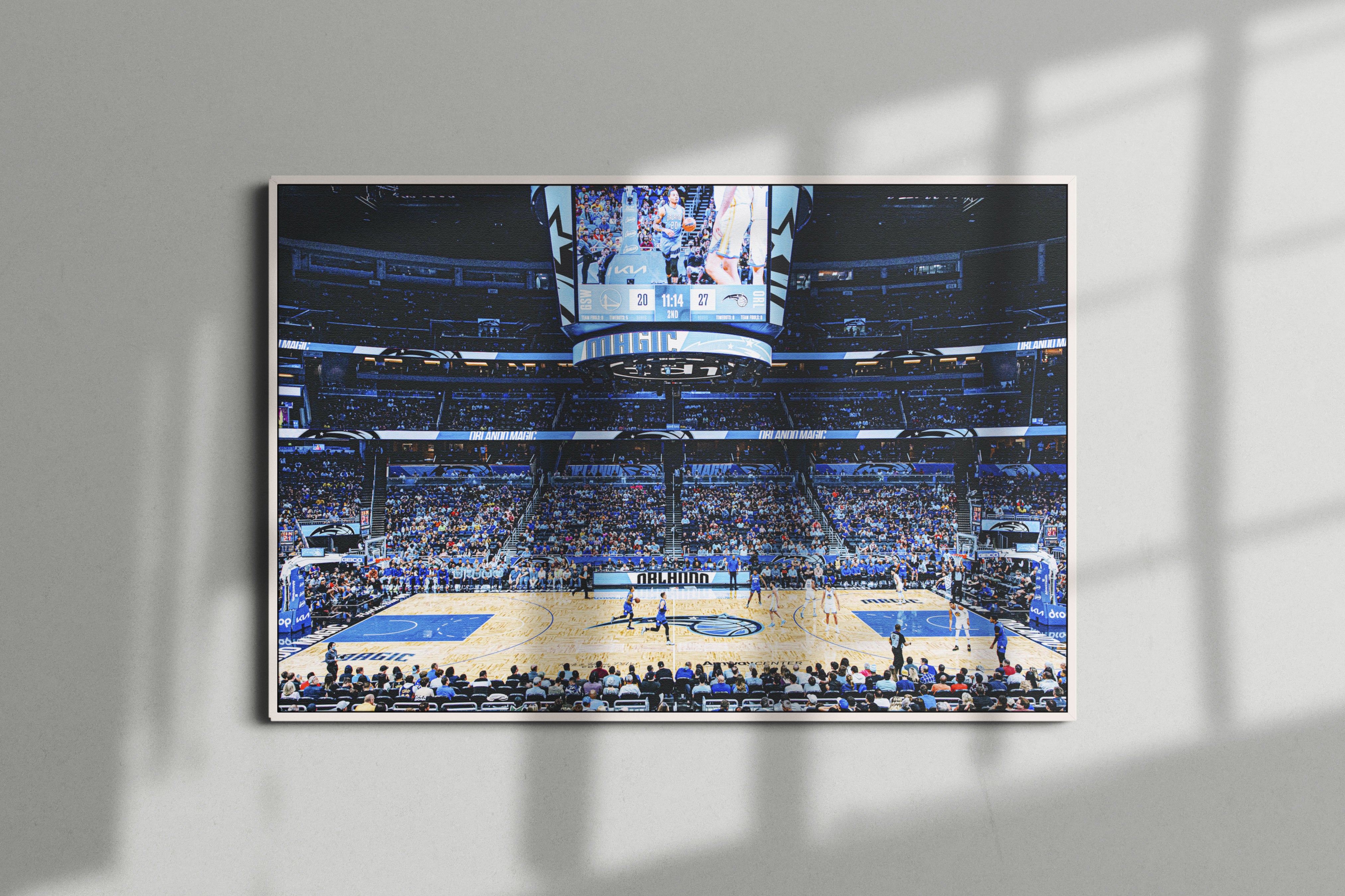 Orlando Magic Arena Poster or Canvas Wall Art print