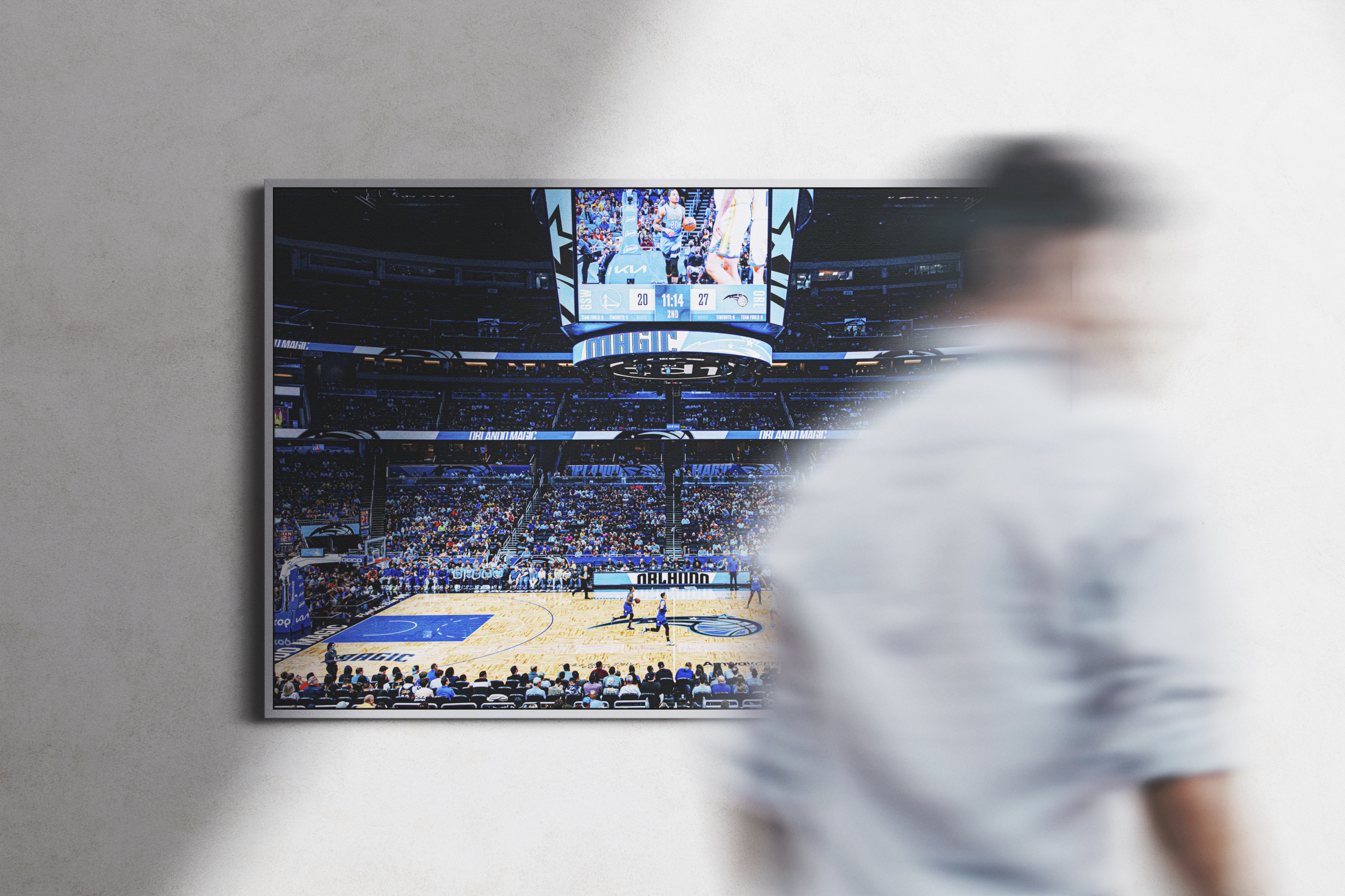 Orlando Magic Arena Poster or Canvas Wall Art print decor