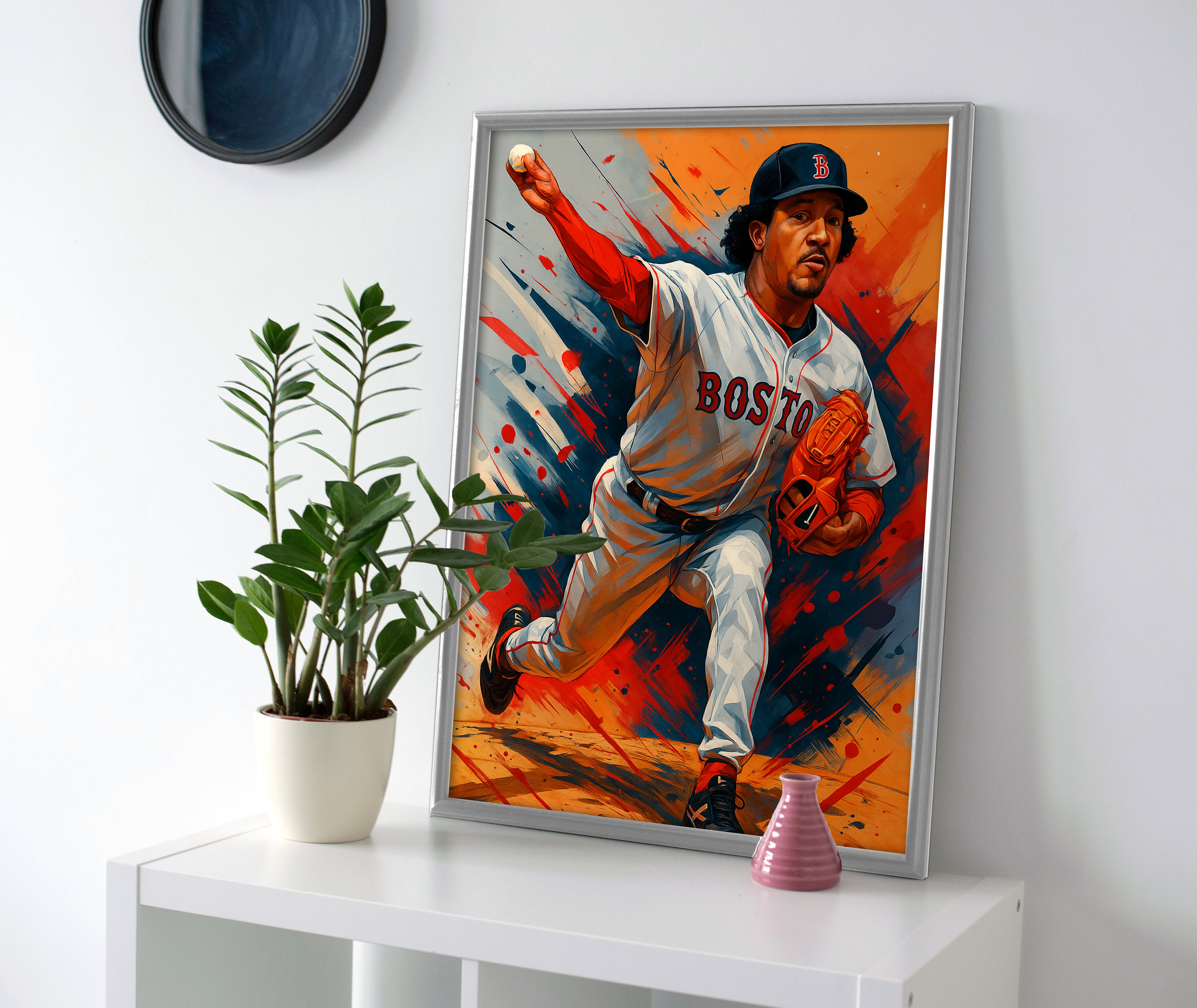 Pedro Martinez poster canvas painting wall art print