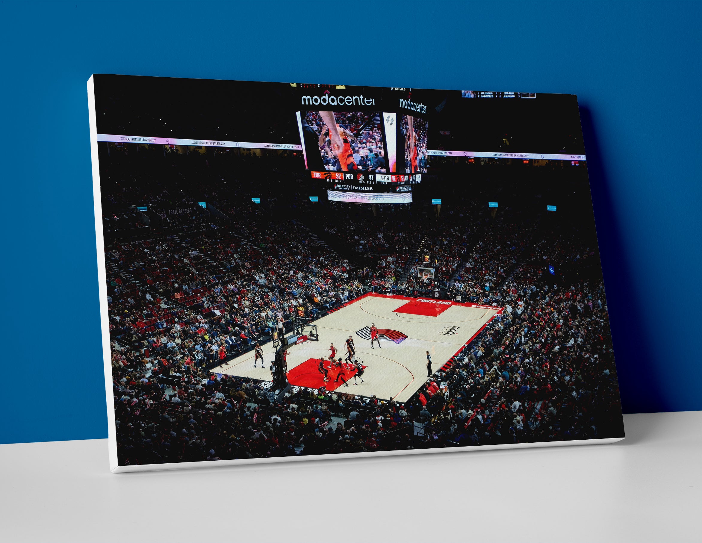 Portland Trail Blazers Arena Poster or Canvas Wall Art