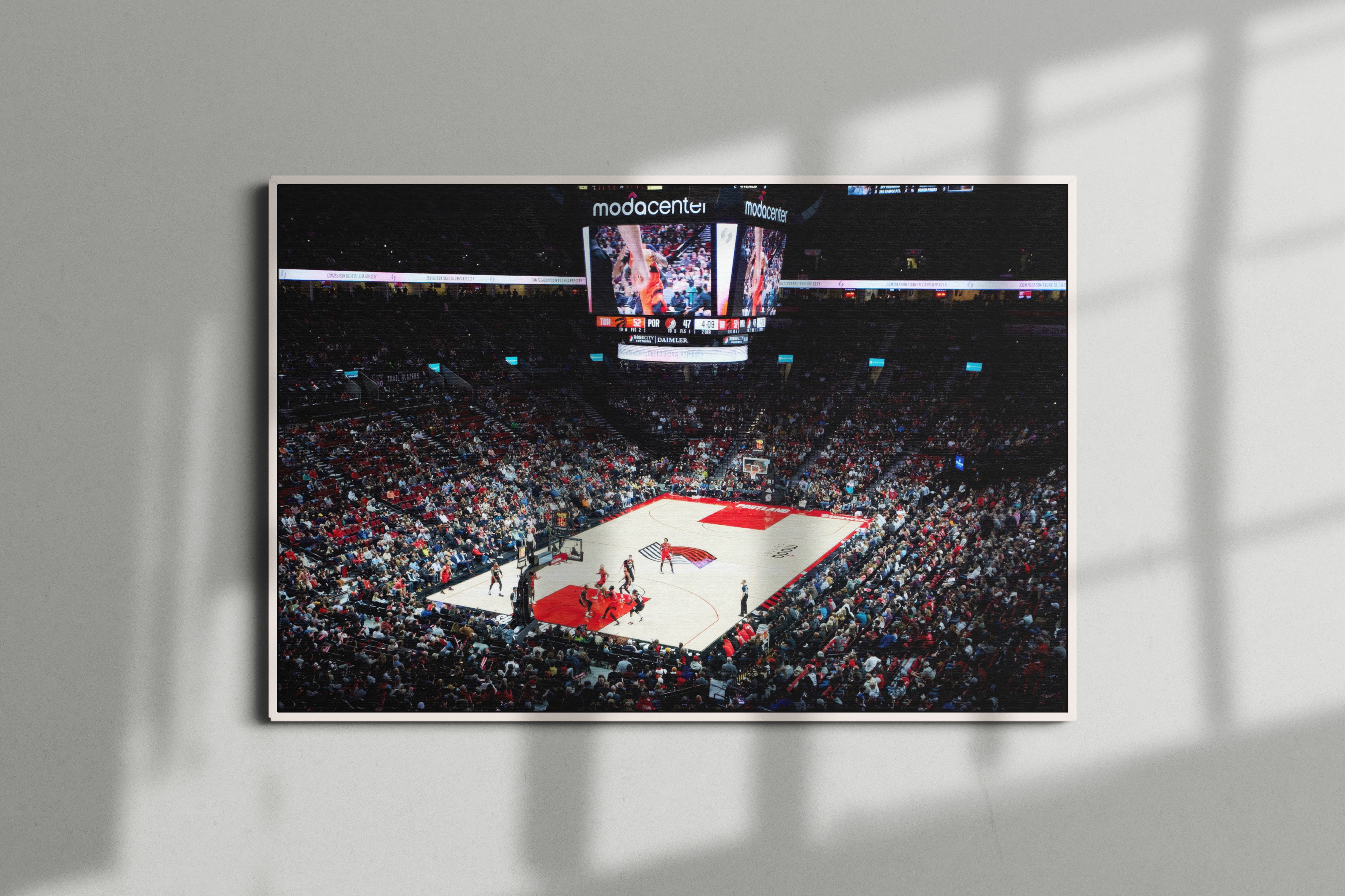 Portland Trail Blazers Arena Poster or Canvas Wall Art print