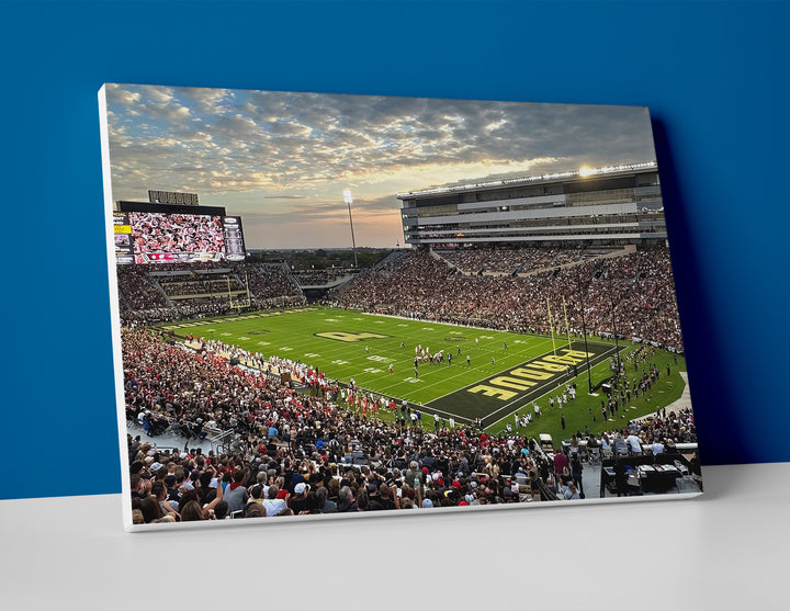 Purdue Football Stadium Poster canvas wall art print decor
